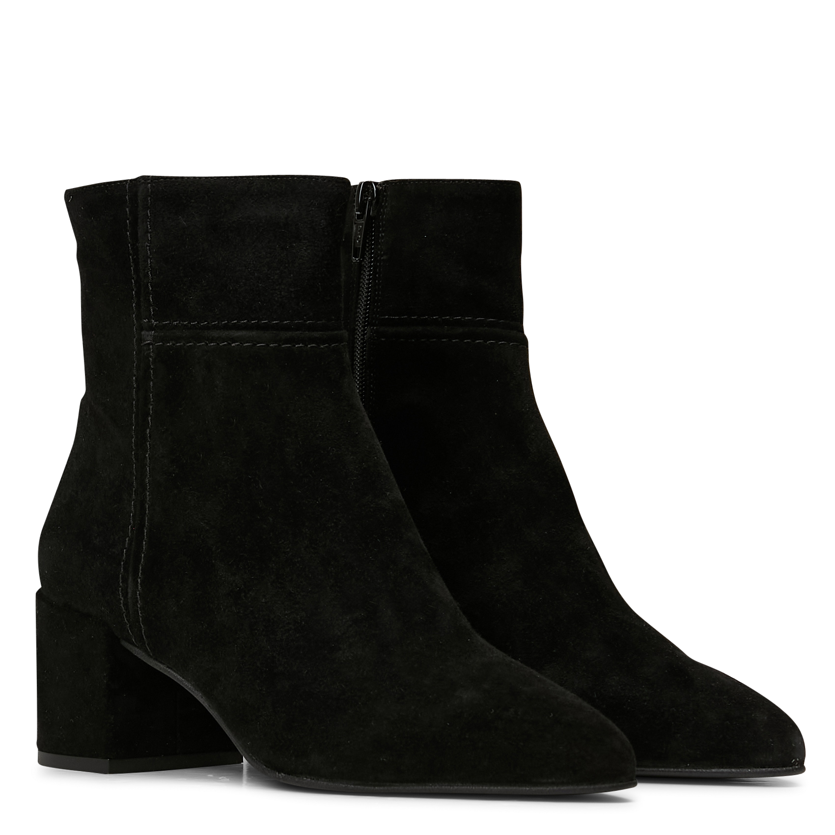 Enkellaarzen van veloursleer MELLOW YELLOW Zwart