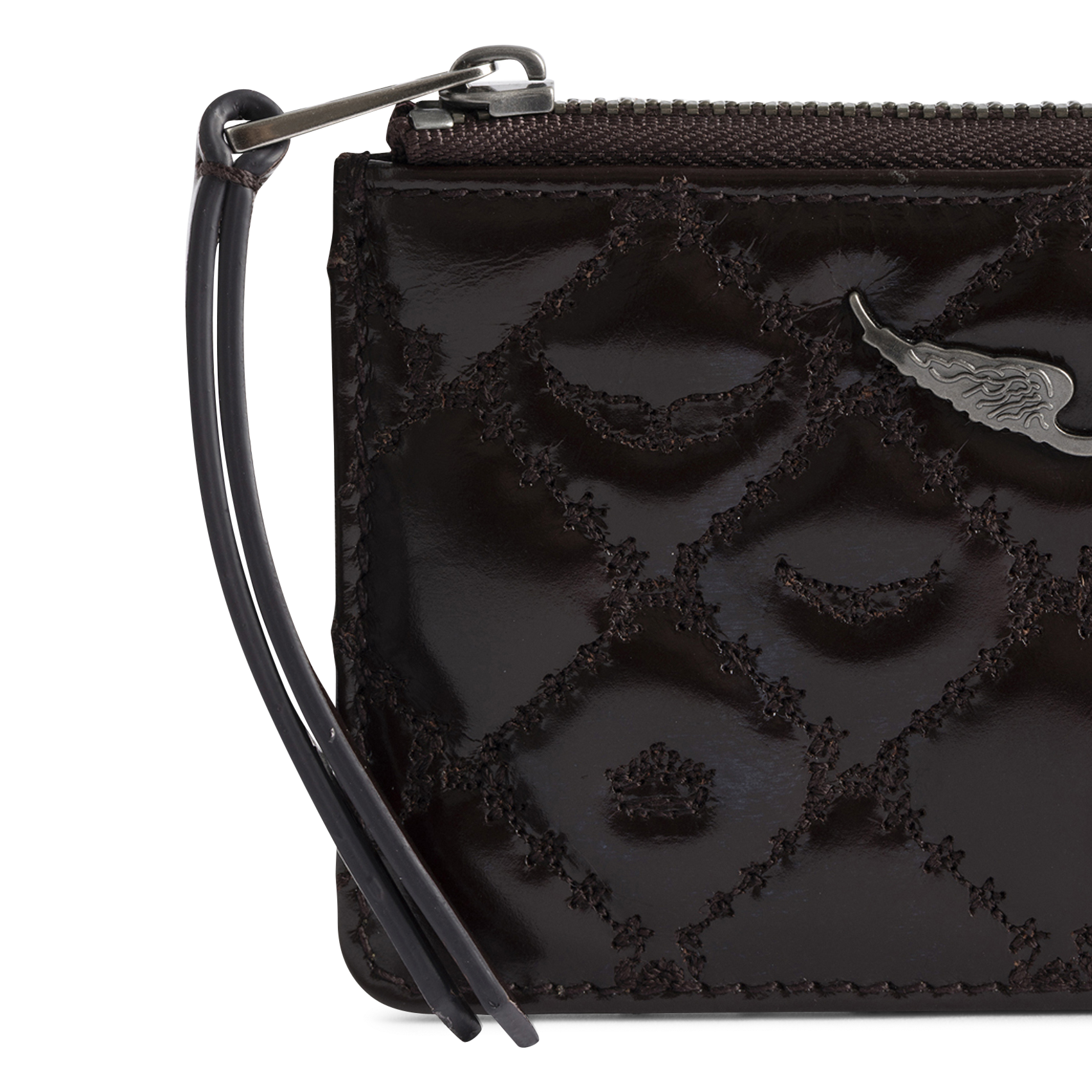 Porte-cartes en cuir  ZADIG&VOLTAIRE Marron