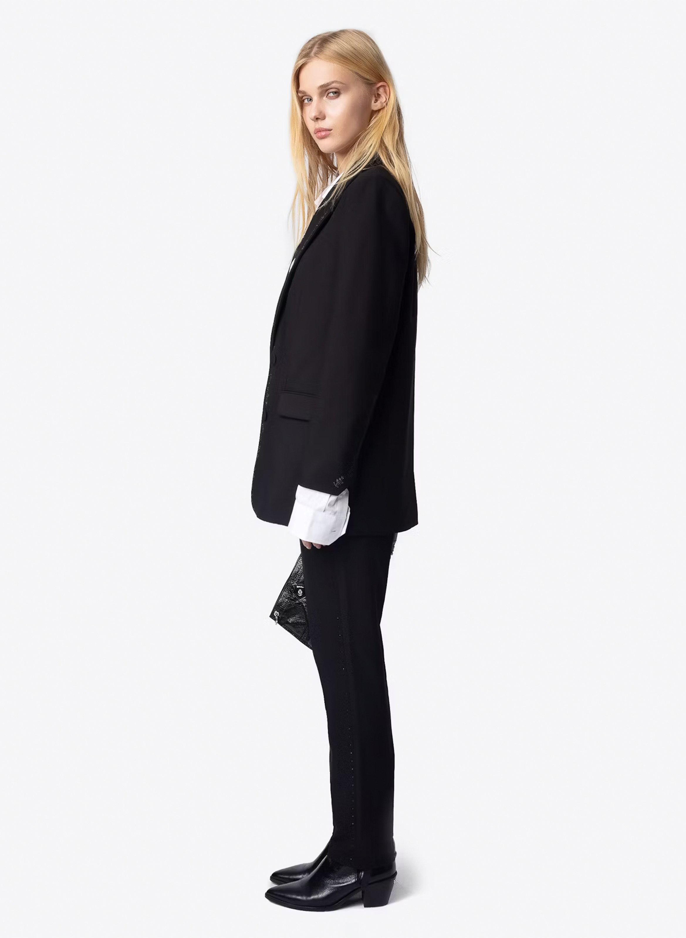 Blazer droit structuré ZADIG&VOLTAIRE Noir