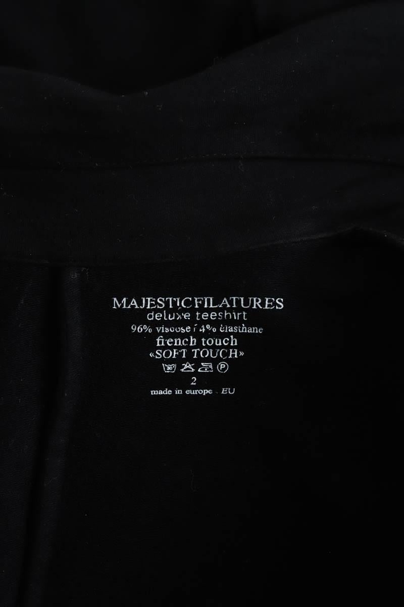Cardigan MAJESTIC FILATURES - SECONDE MAIN Black