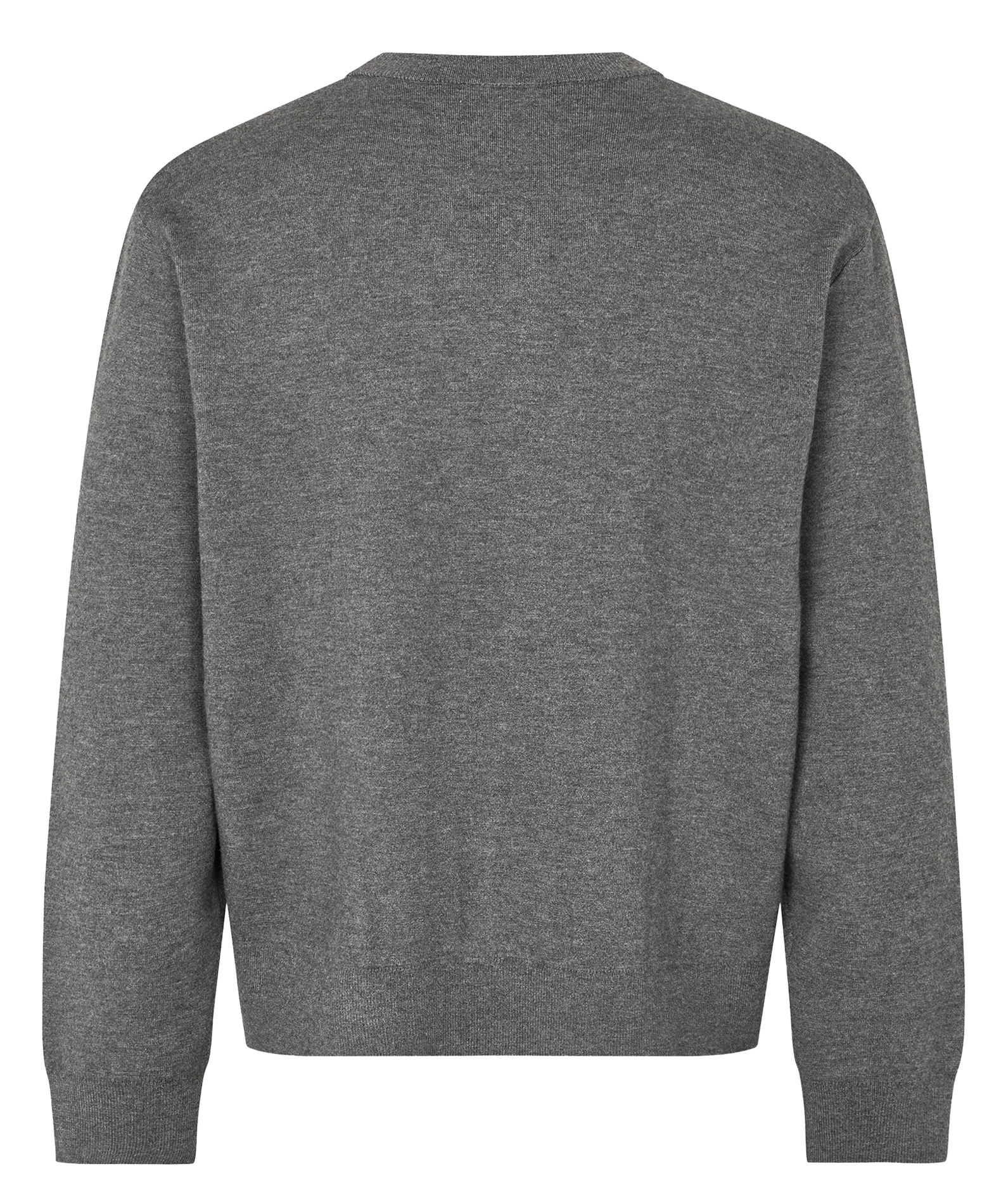 Gerade geschnittener Rundhalspullover SAMSOE SAMSOE Grau