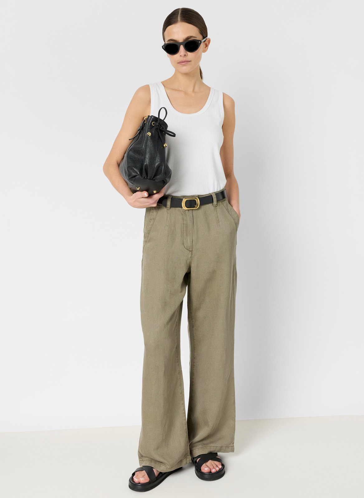 Weit geschnittene Hose GERARD DAREL Khaki