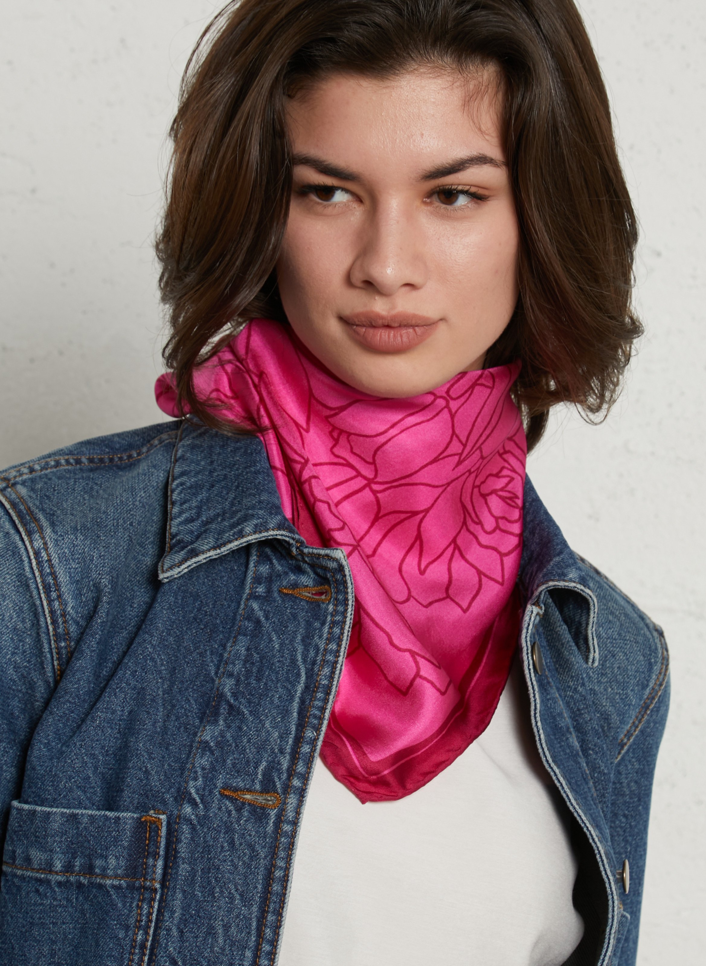 Foulard imprimé en soie BECKSONDERGAARD