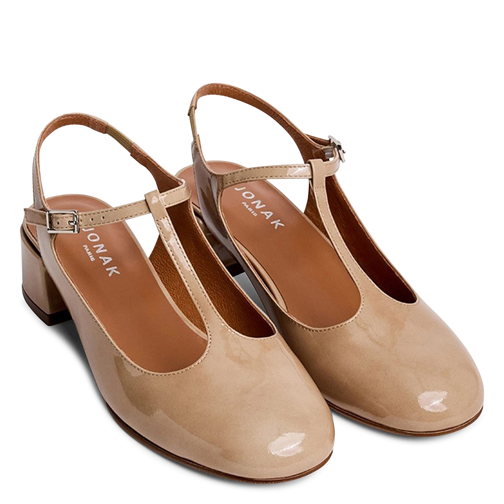 Leather Mary Janes JONAK Beige