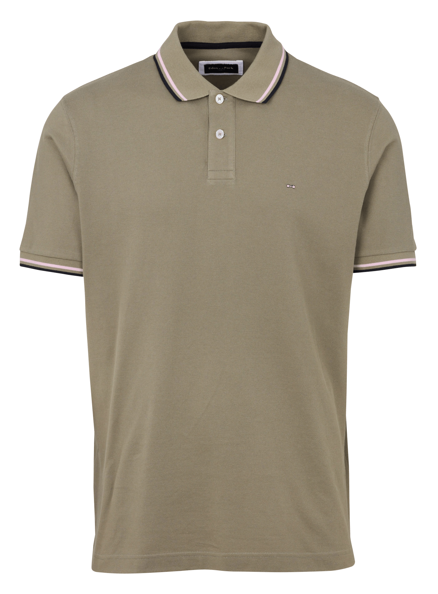 Polo droit en coton EDEN PARK Beige
