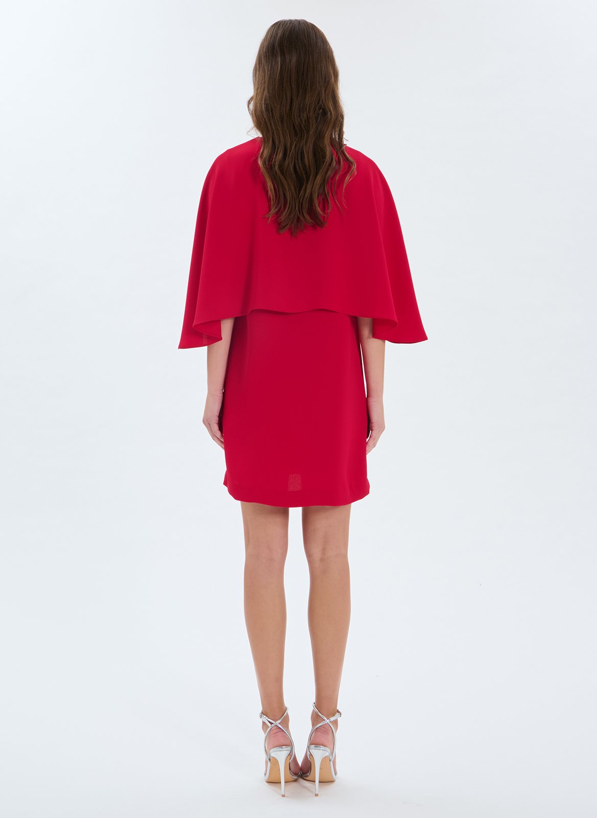 Robe courte droite  ZAPA Rouge