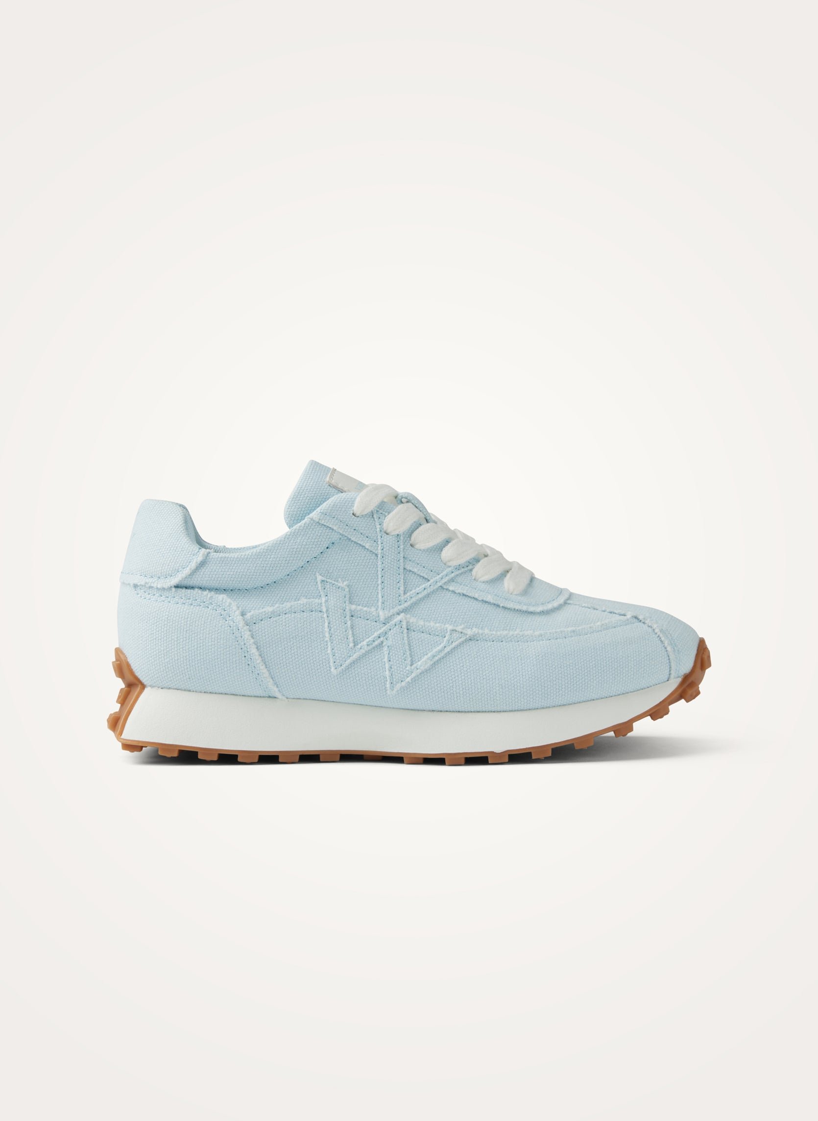 Sneakers with monogram on running sole VANESSA WU Blue