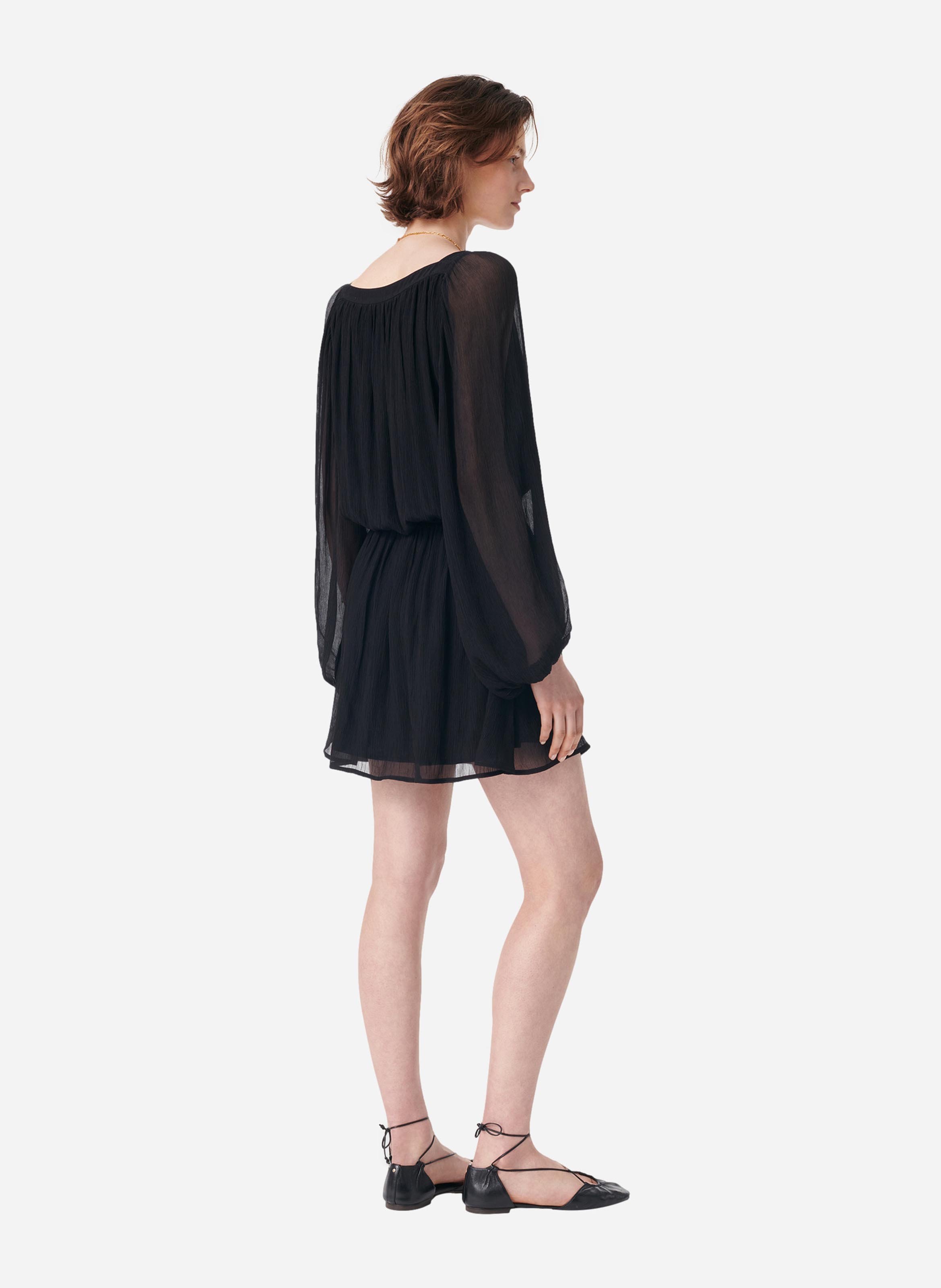 Short dress with square neckline VANESSA BRUNO Black