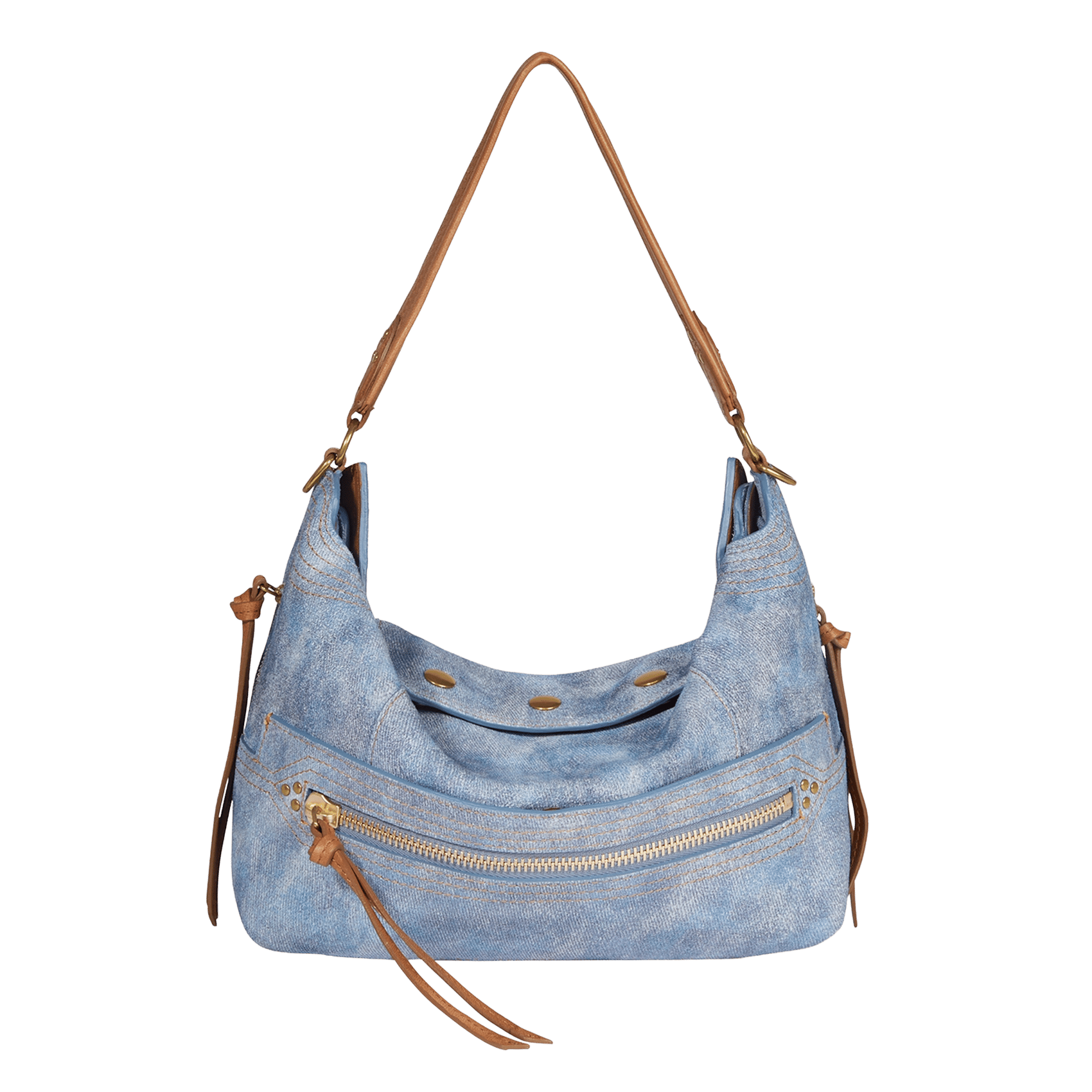 Sac shopping en cuir velours JEROME DREYFUSS