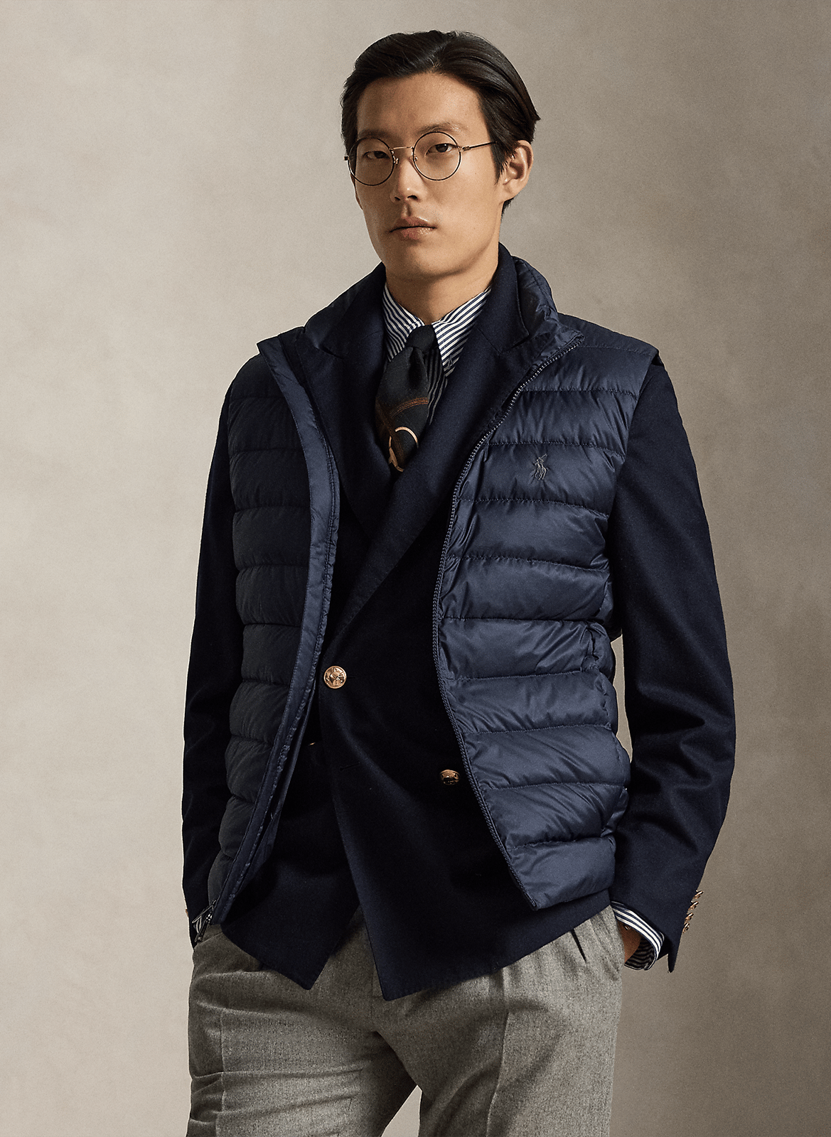 Ärmellose Steppweste POLO RALPH LAUREN Blau