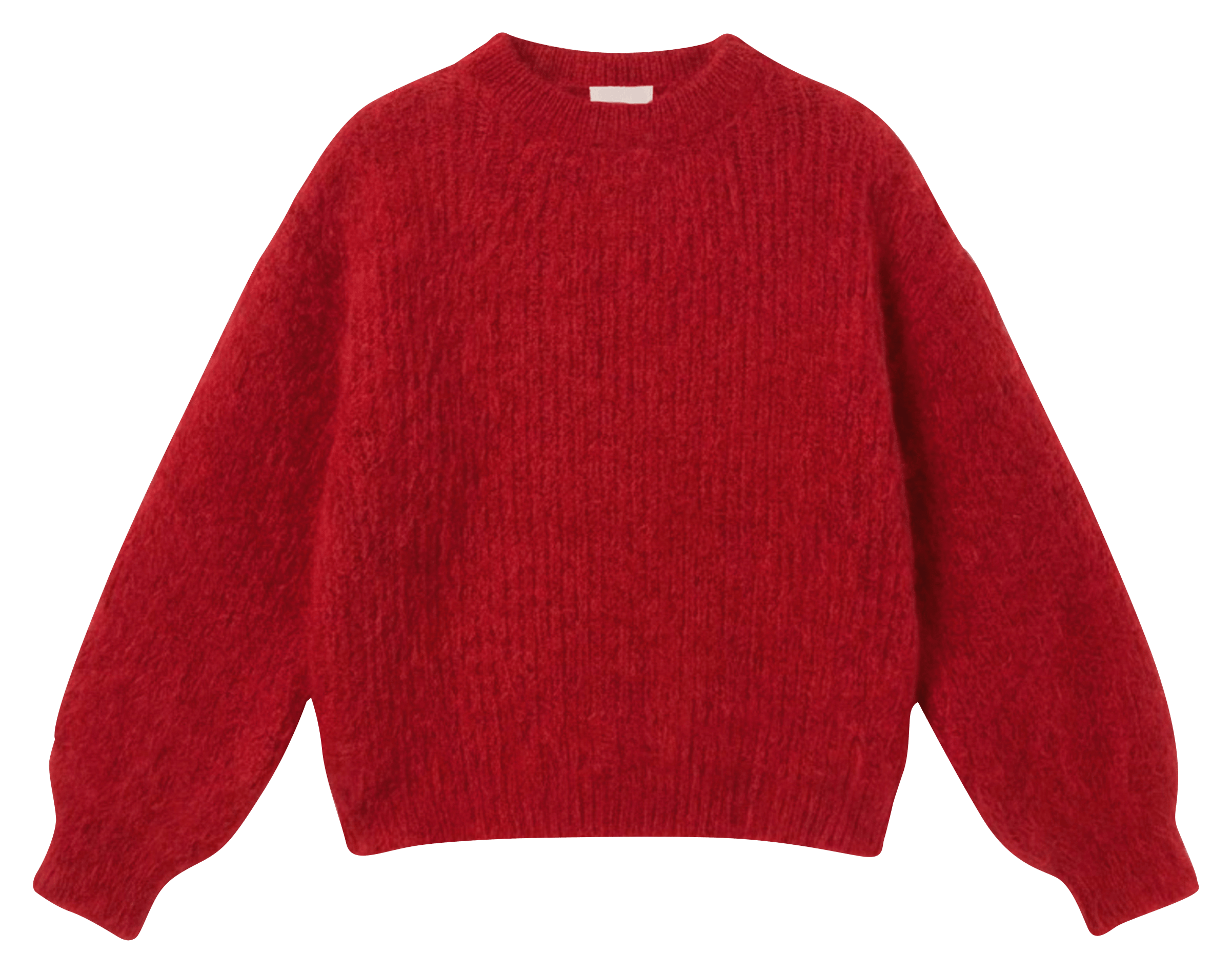 Round-neck oversized sweater INDI & COLD Red
