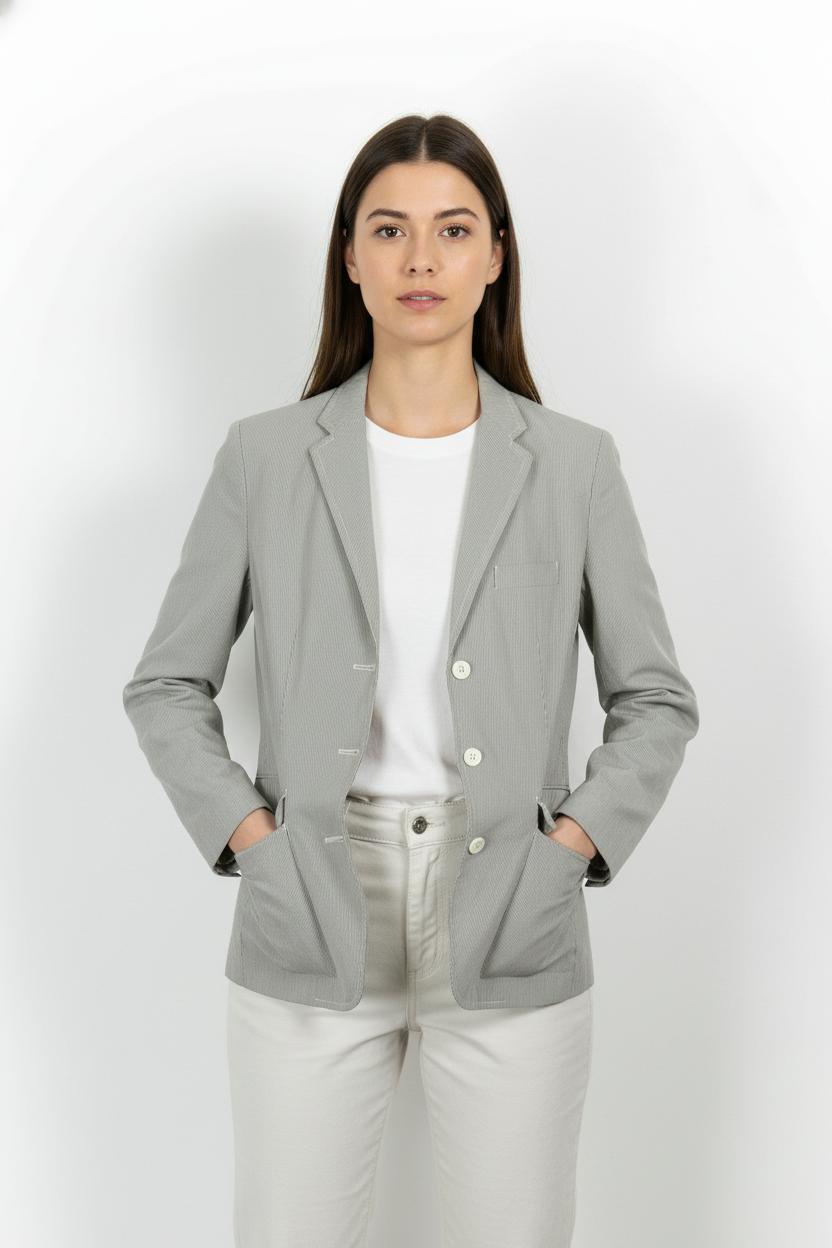 JACKET INES DE LA FRESSANGE - Seconde main Blue