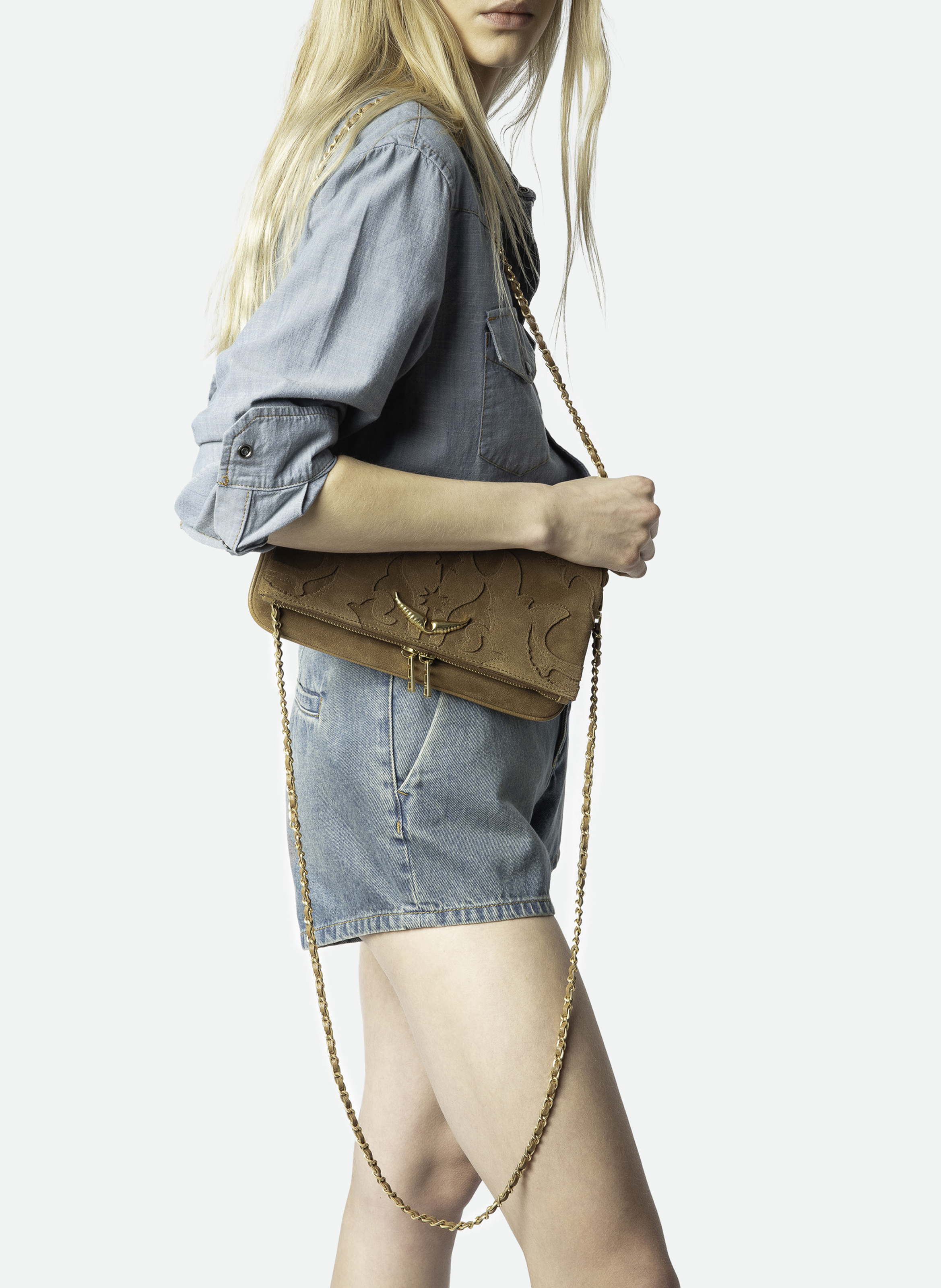 Brieftasche aus Leder ZADIG&VOLTAIRE Braun
