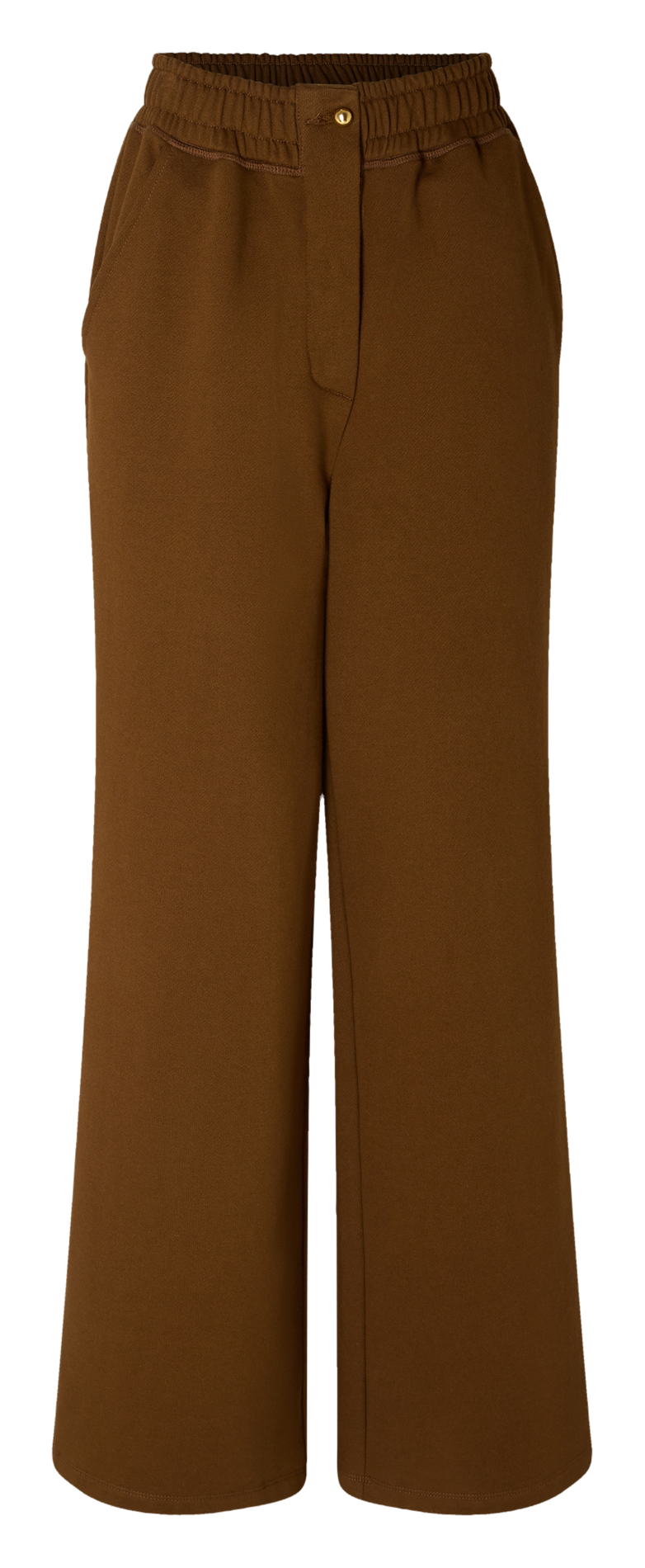 Jogging ample taille haute SESSUN Marron