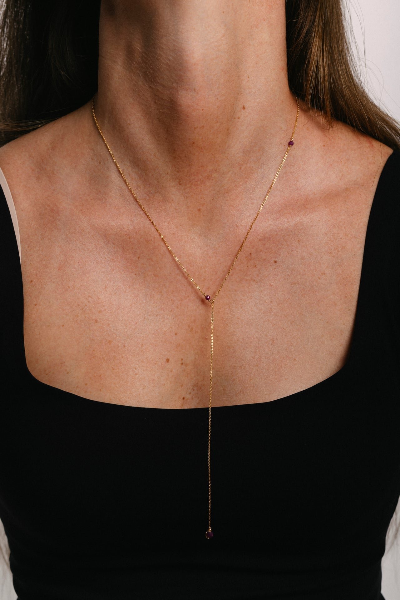 Vice Versa Necklace - Ruby YAY Pink