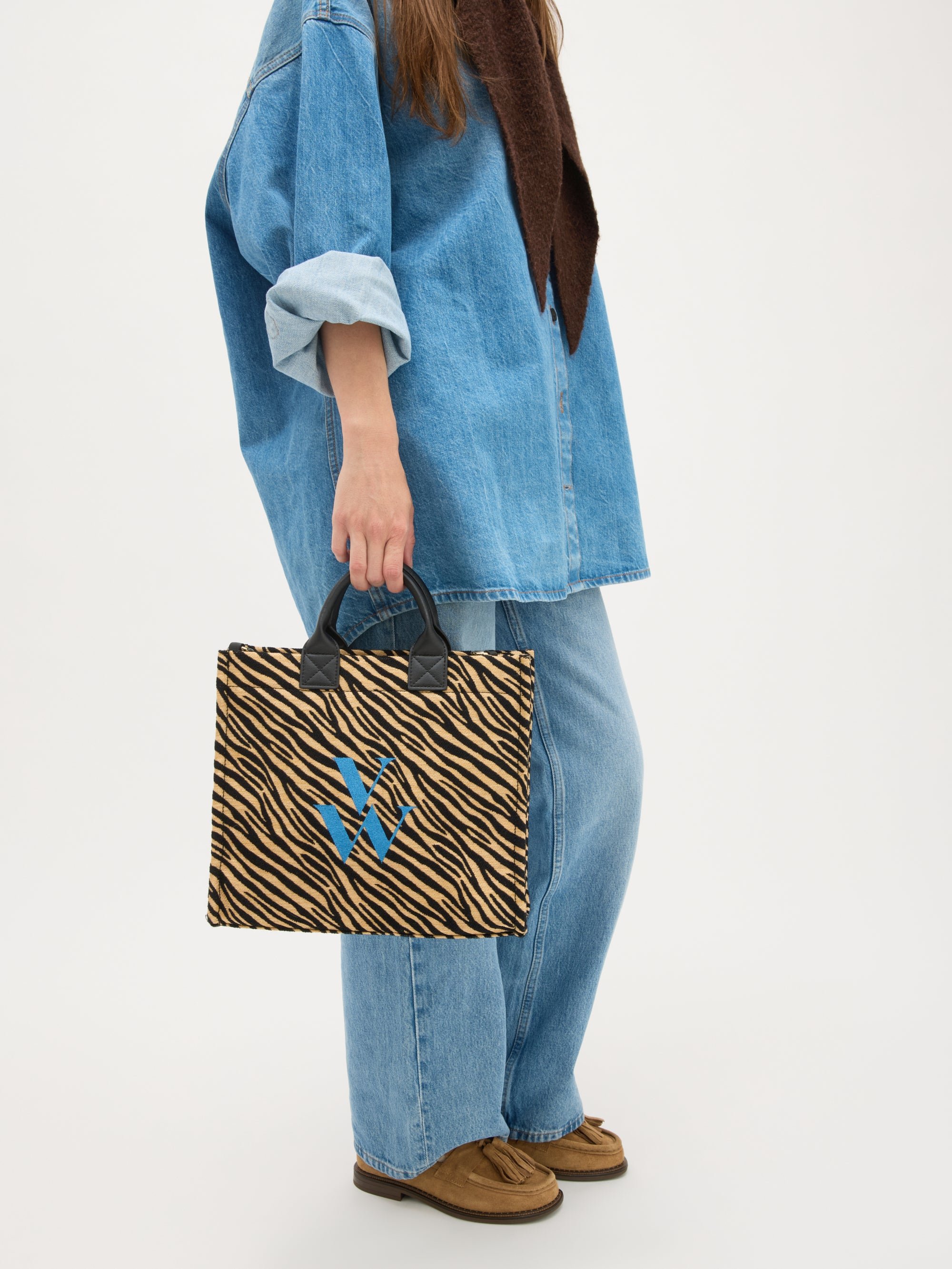 Tote bag with handles | White VANESSA WU Women