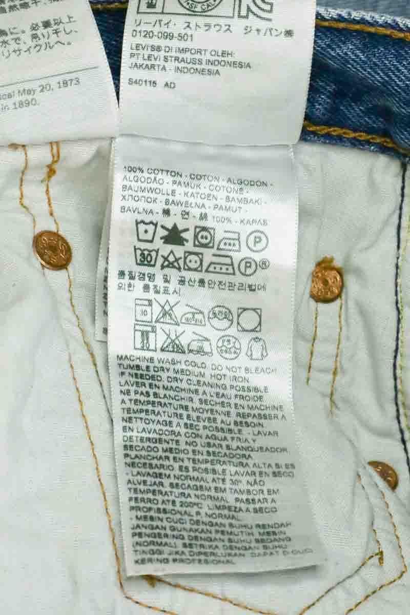 501 straight jeans LEVI'S - Seconde main Blue