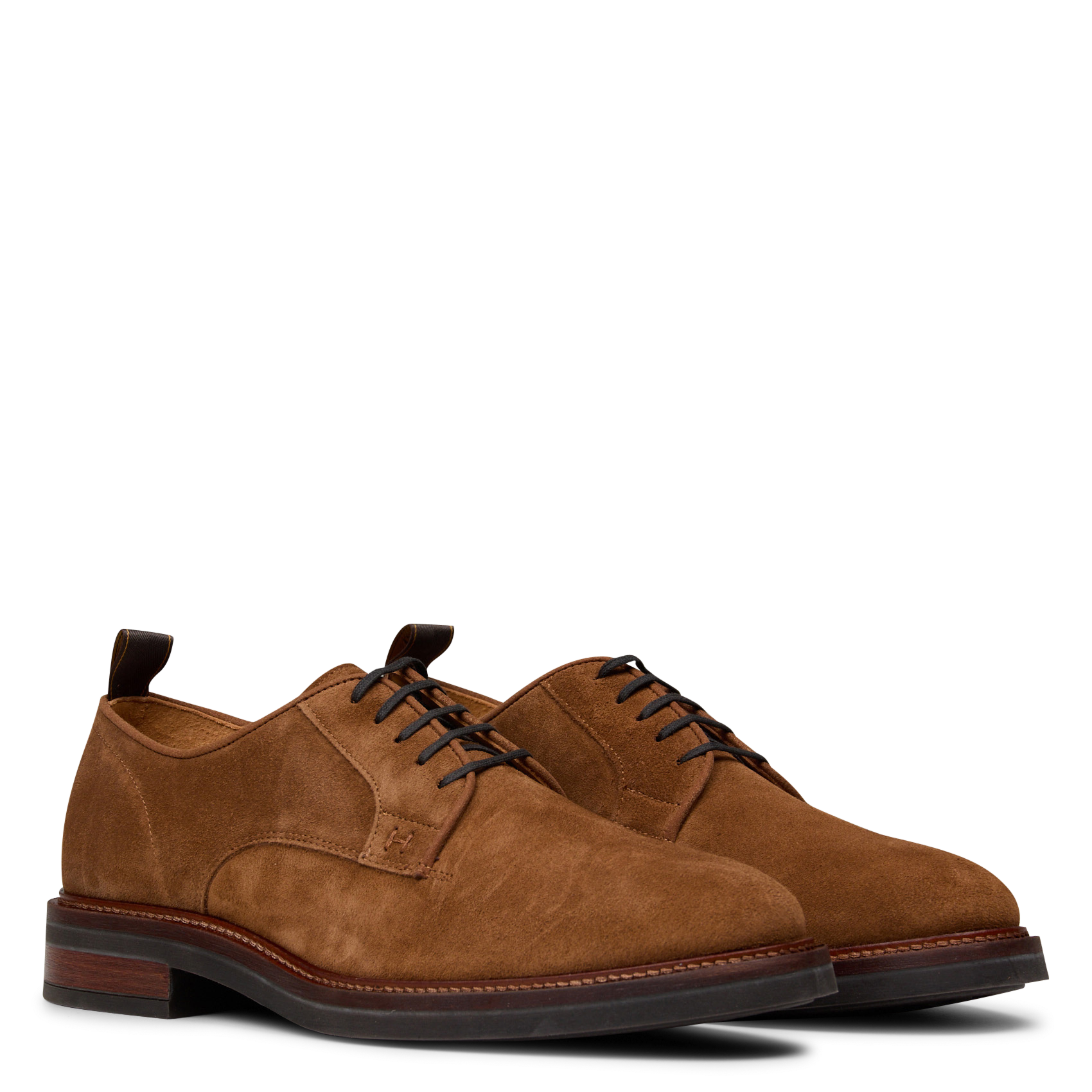 Chaussures de ville en cuir HACKETT Marron