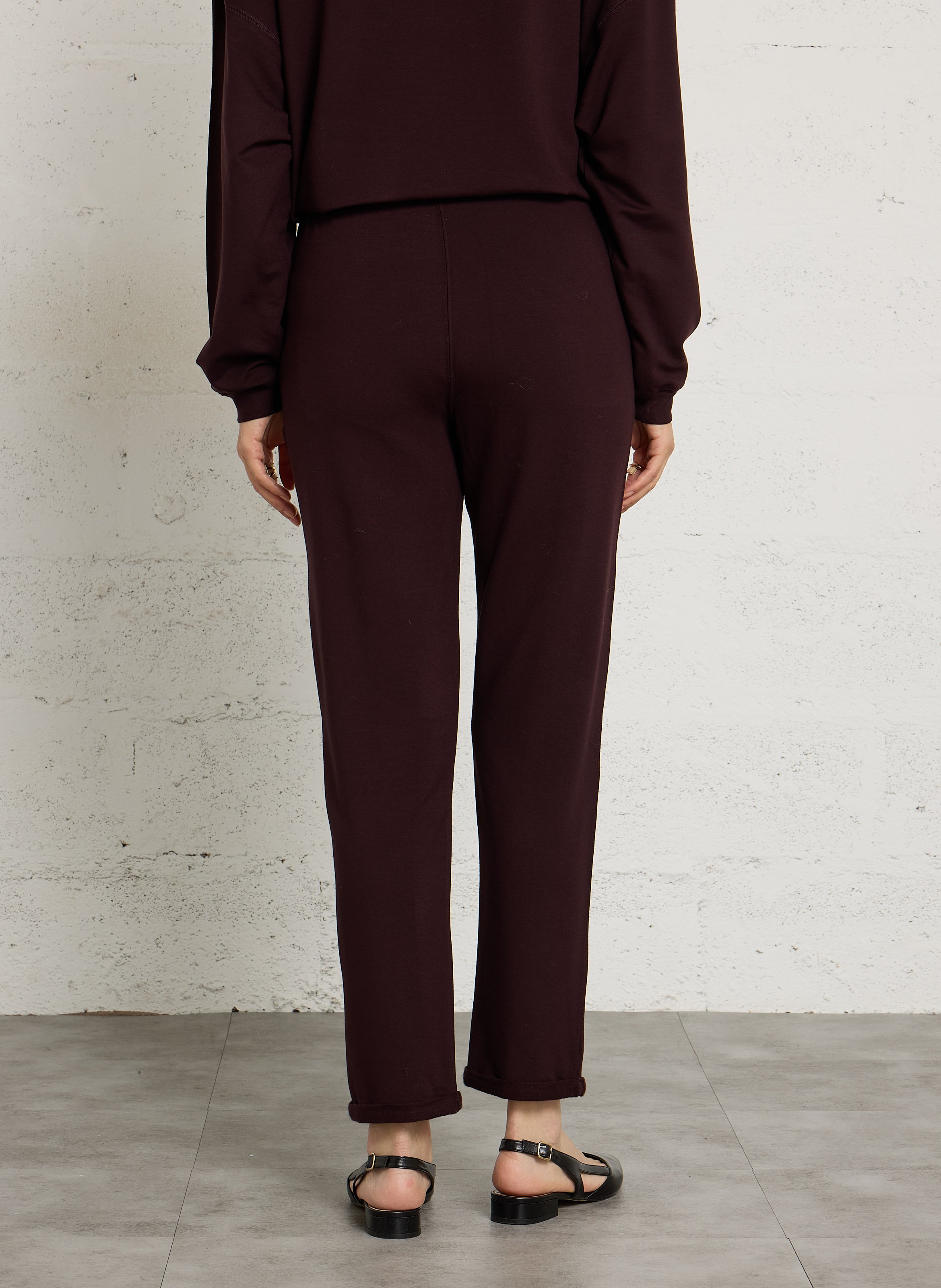 Fleece-Hose MAJESTIC FILATURES Pflaume