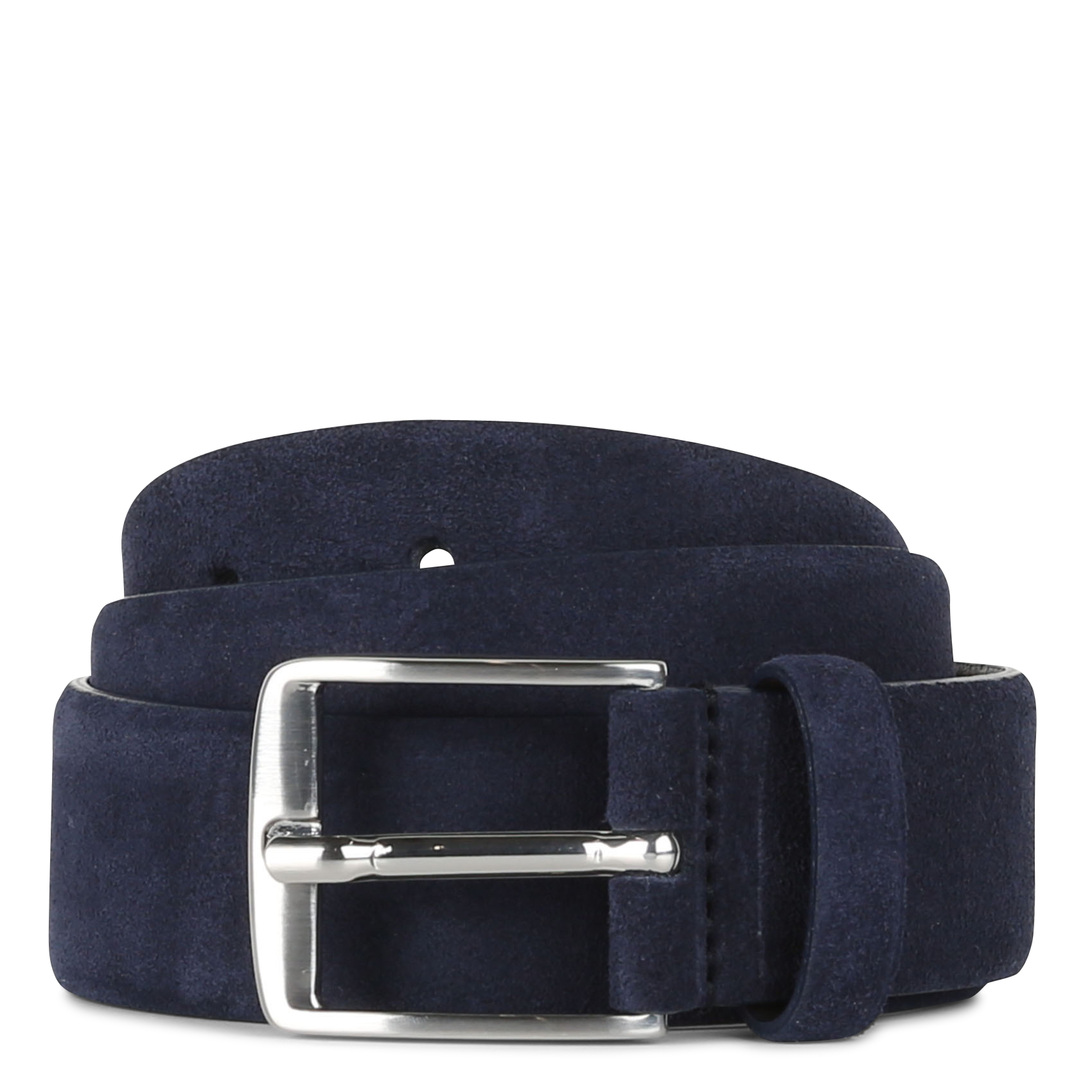 Leather belt with buckle AU PRINTEMPS PARIS Blue