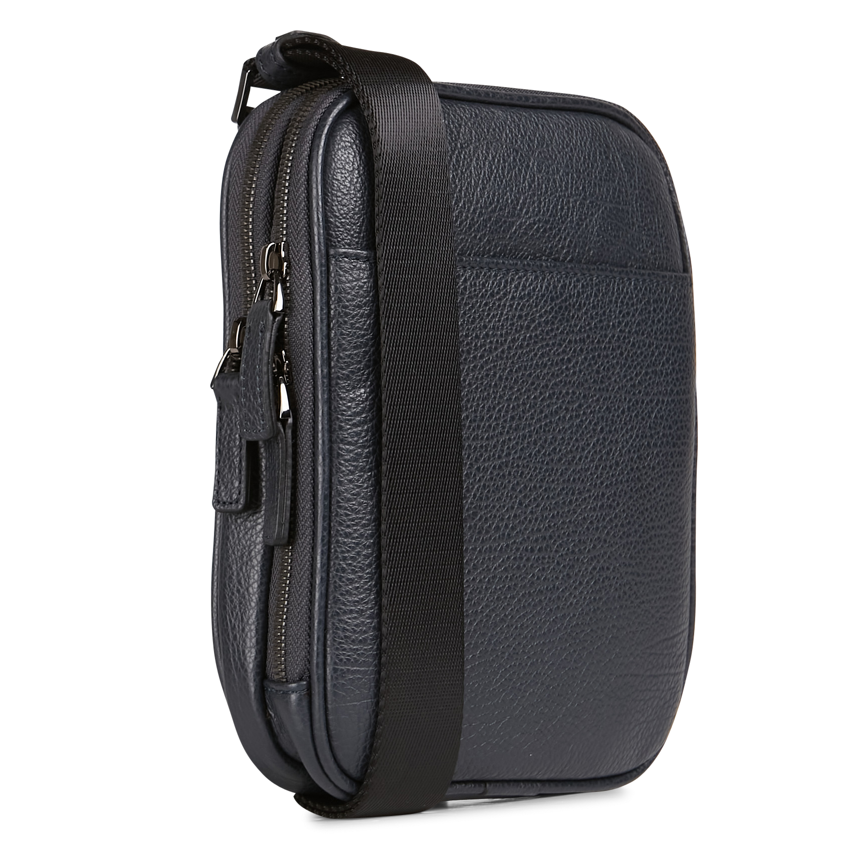 Umhängetasche aus Leder SAISON 1865 Blau