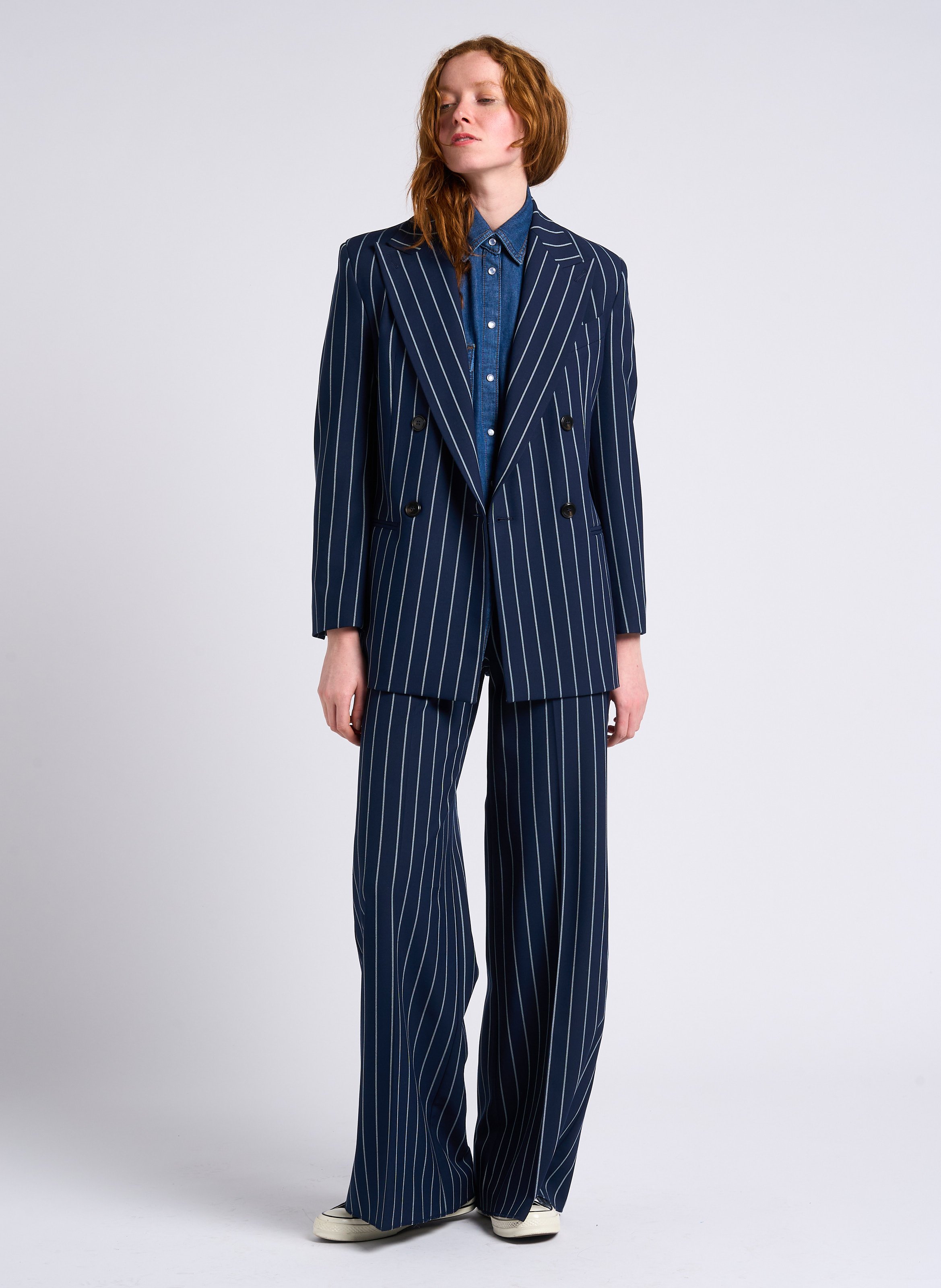 Surchemise col classique en jean  MAX&Co. Bleu