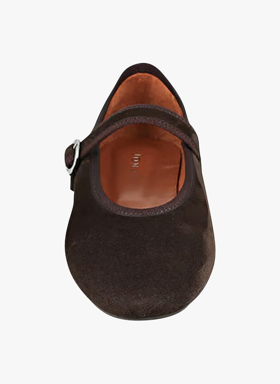 A.S.98 Ballerines Cuir Bleu Marine Brides Camel Taille 40 EU A.S.98 Ballerines Cuir Bleu Marine Brides Camel Taille 40 EU