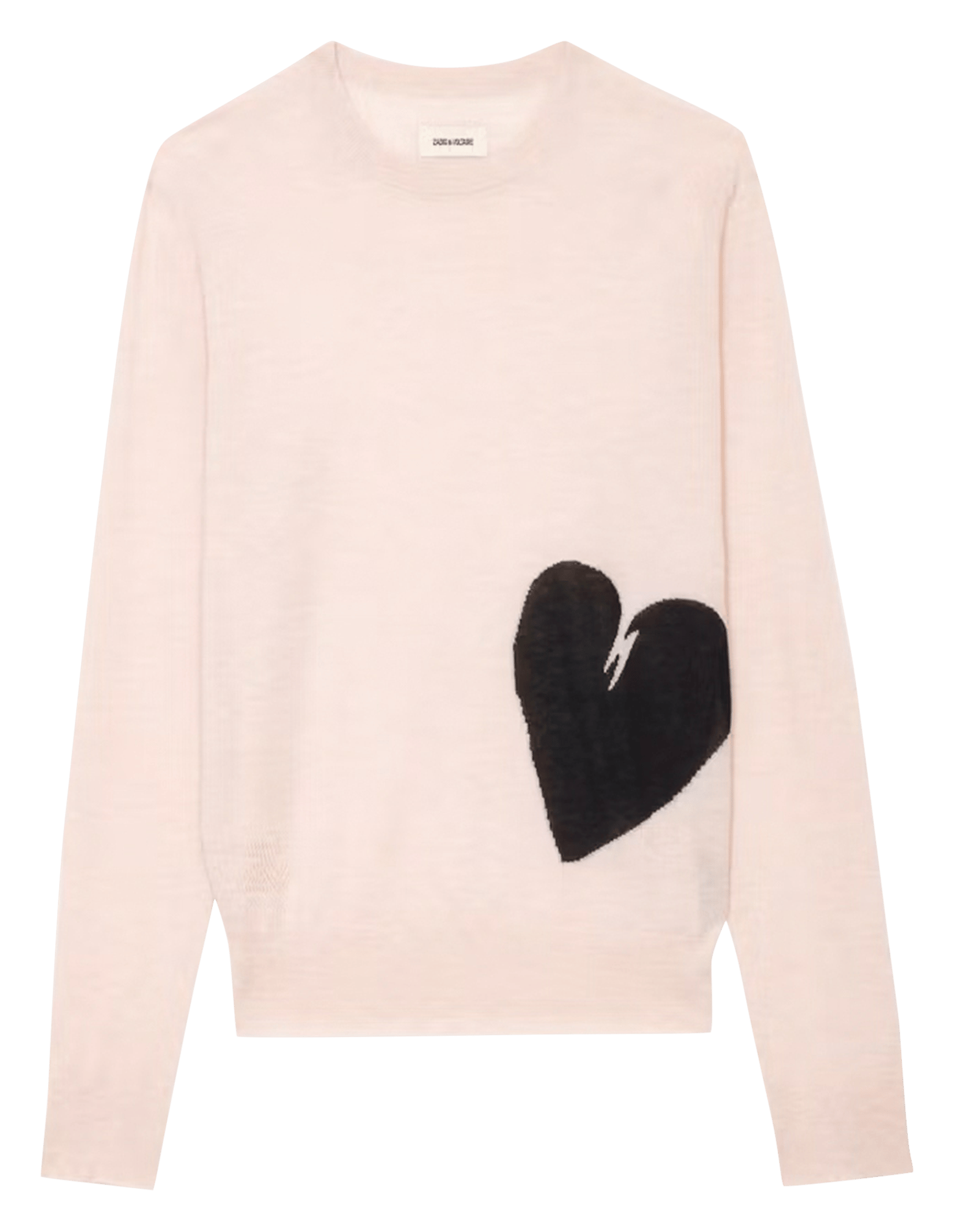 Pull droit imprimé en cachemire  ZADIG&VOLTAIRE Rose