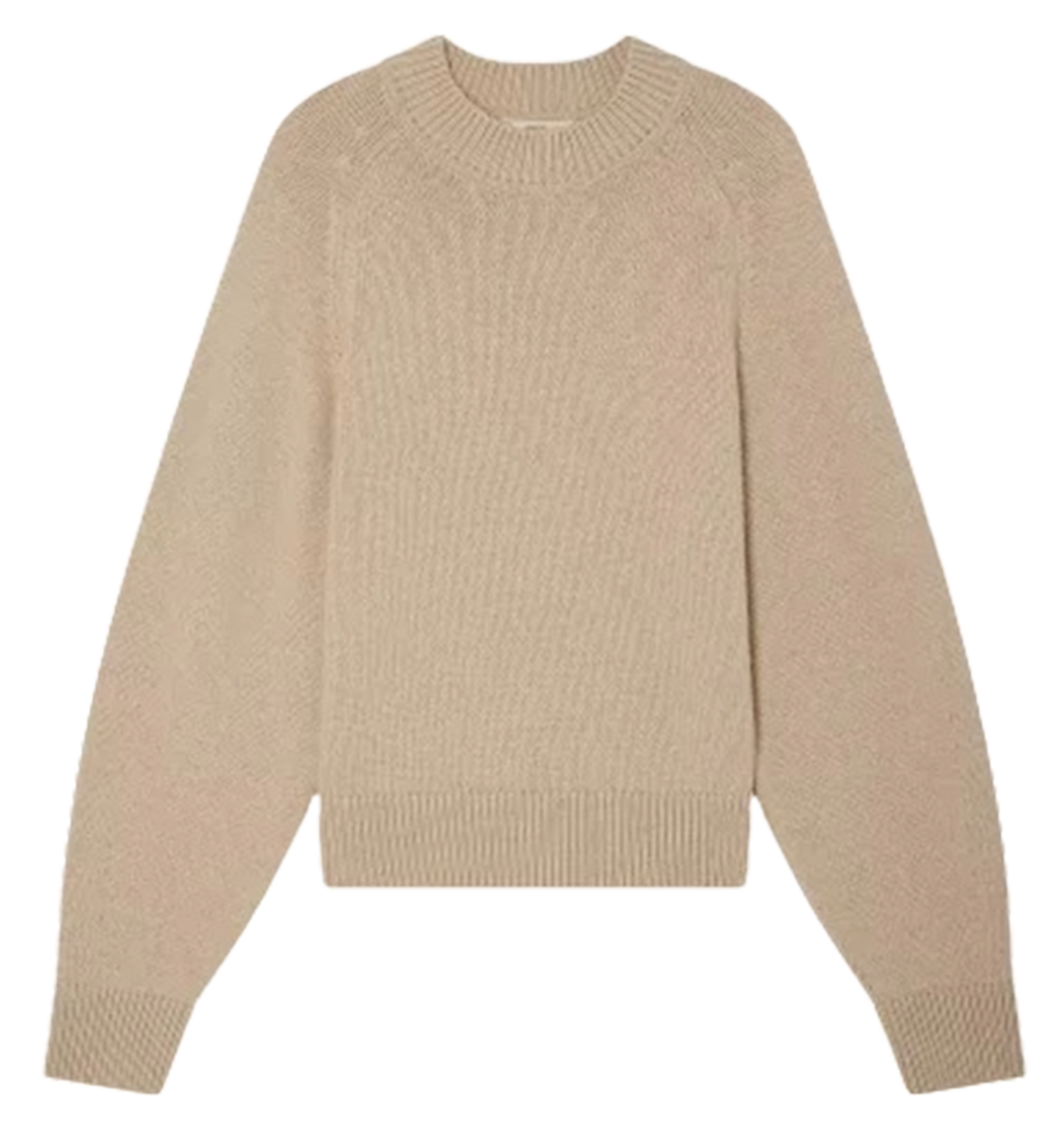 Straight wool-blend sweater SESSUN Beige
