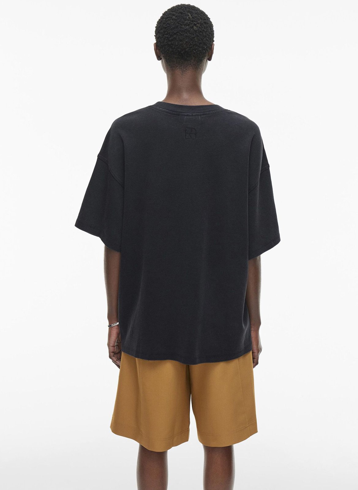 Oversized organic cotton T-shirt ROUGE EDIT Grey