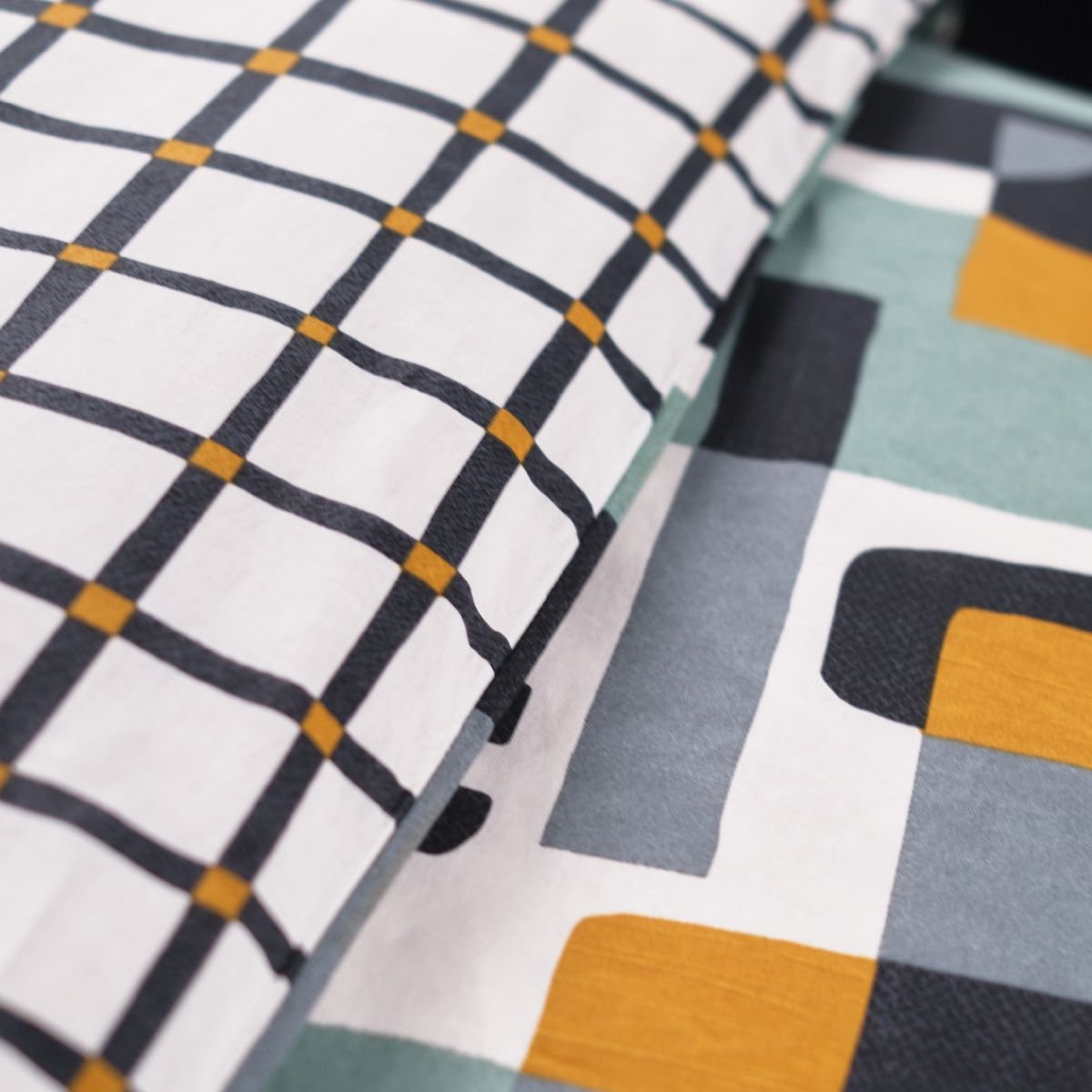 Printed cotton bed set TODAY LINGE DE MAISON White