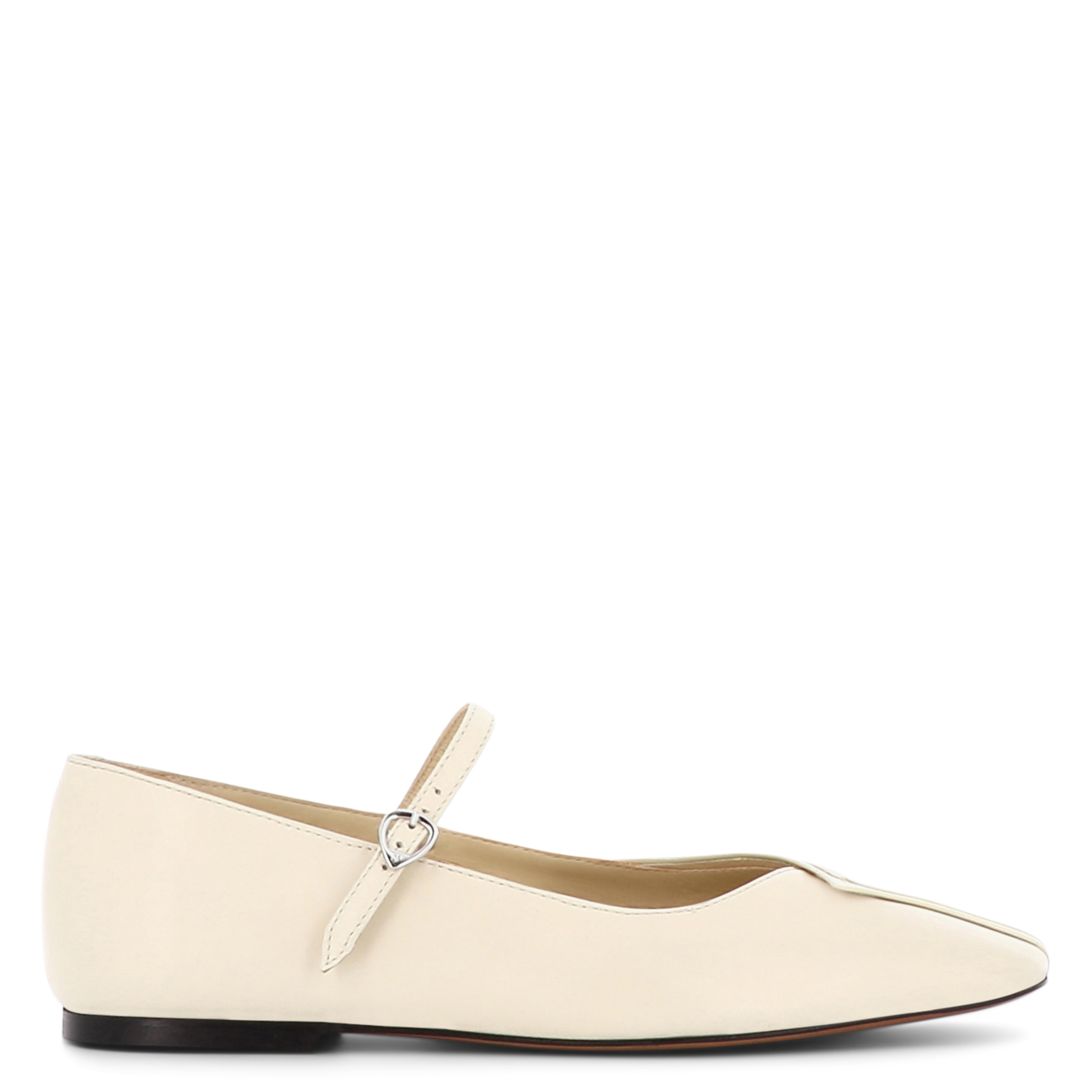 Metallic leather ballet flats SOCQUE PARIS