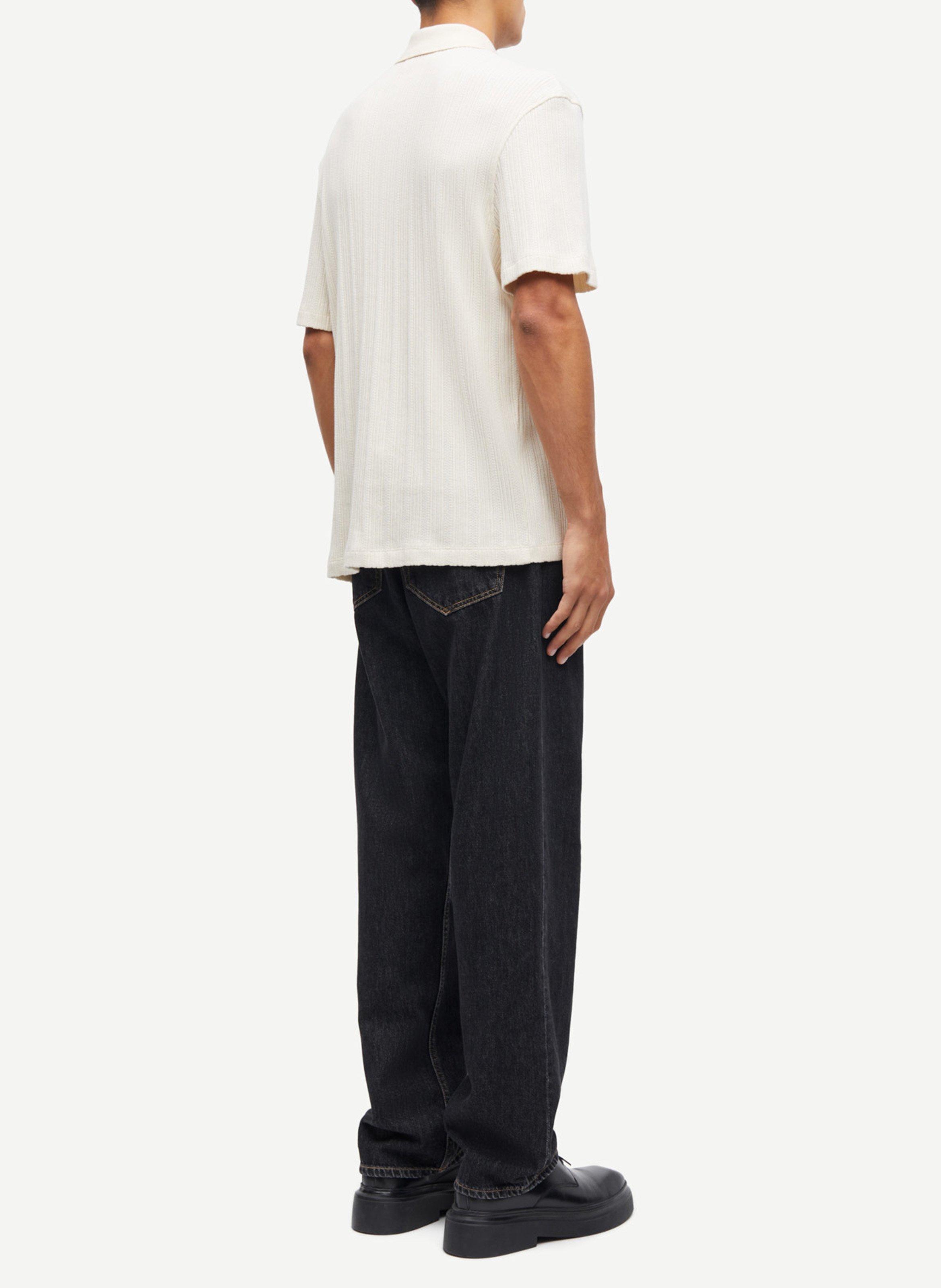 Polo regular-fit en coton bio SAMSOE SAMSOE Blanc