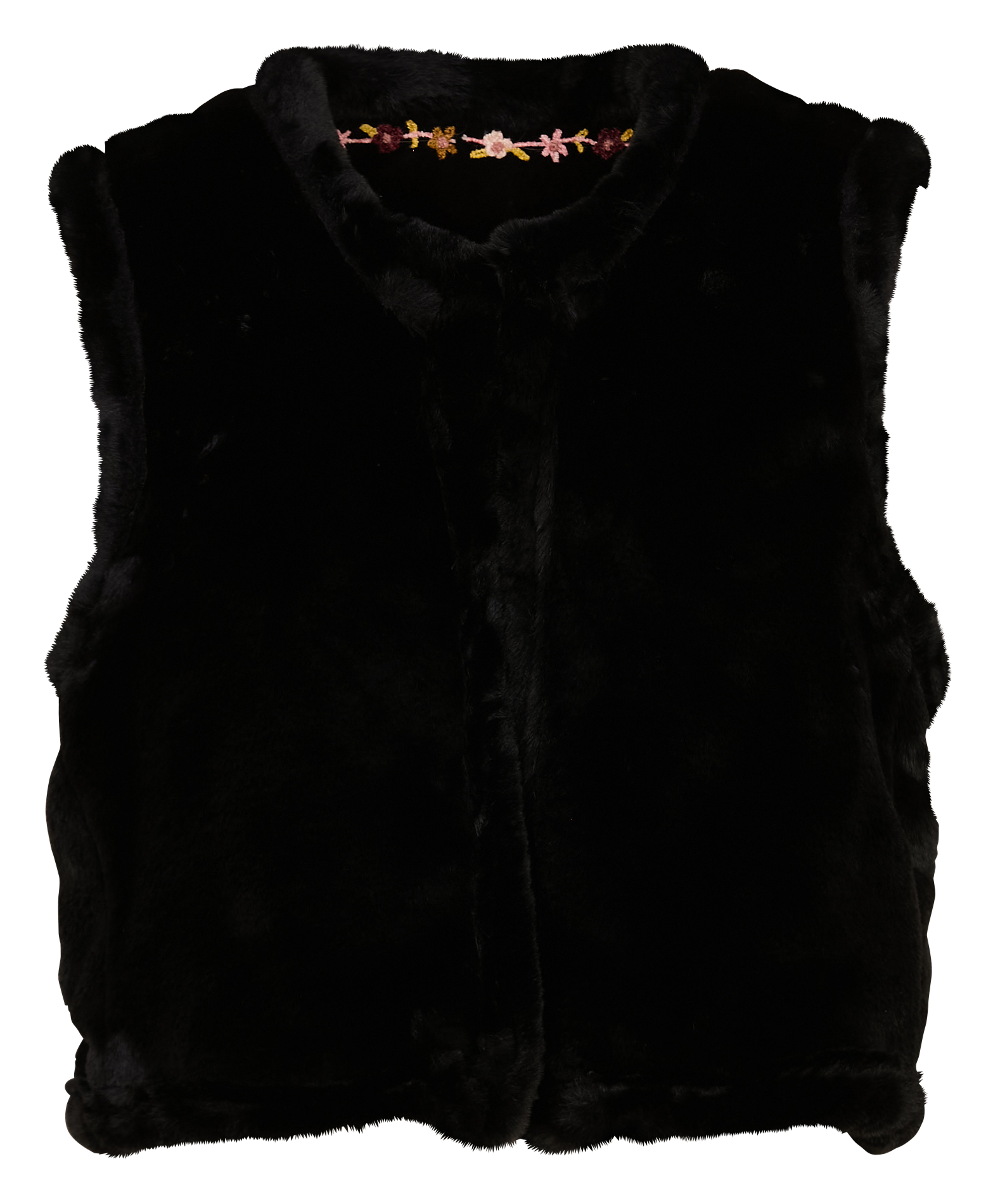 Reversible embroidered cotton jacket LOUISE MISHA Black