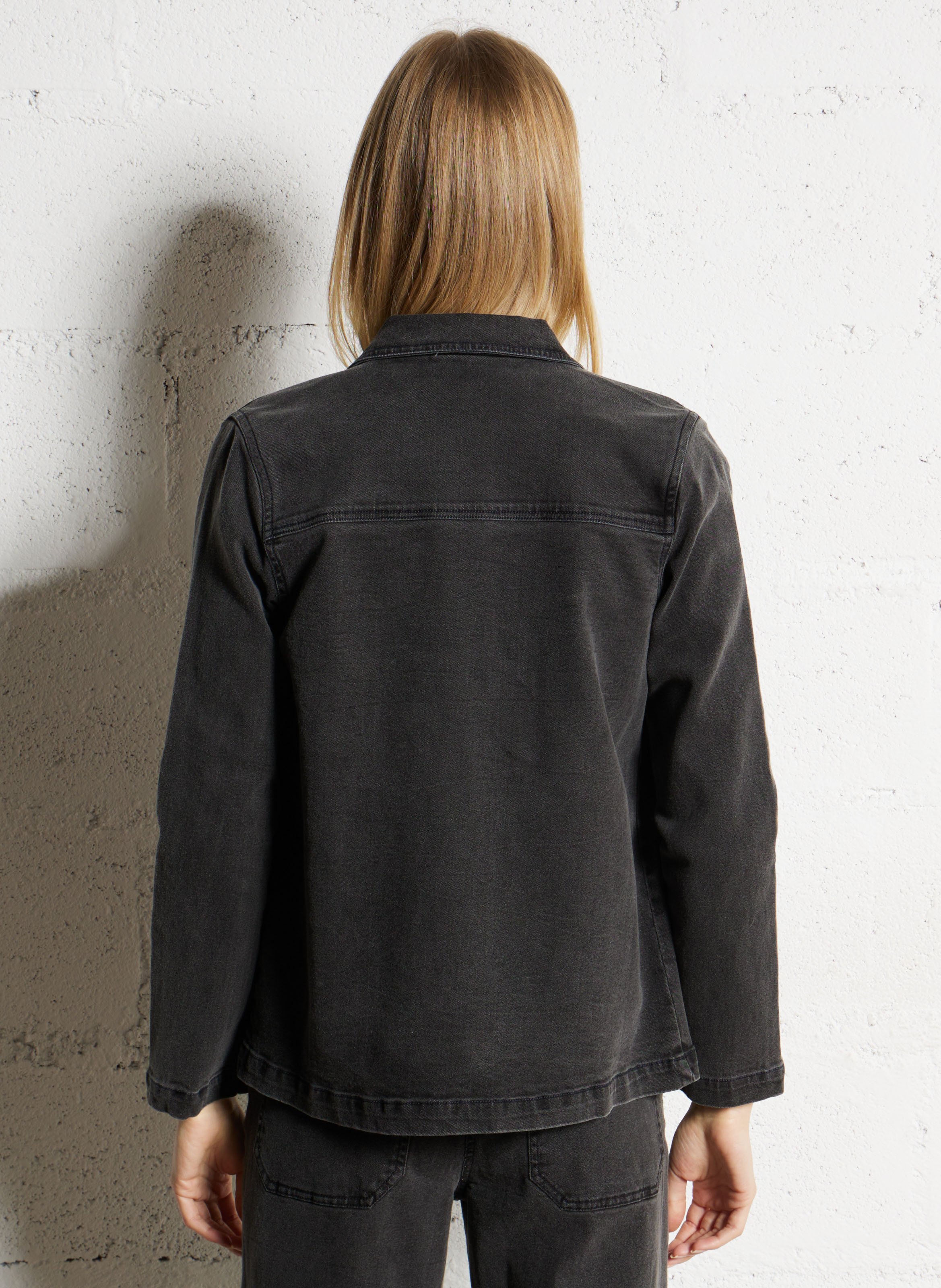 Veste en jean en coton mélangé NICE THINGS Noir