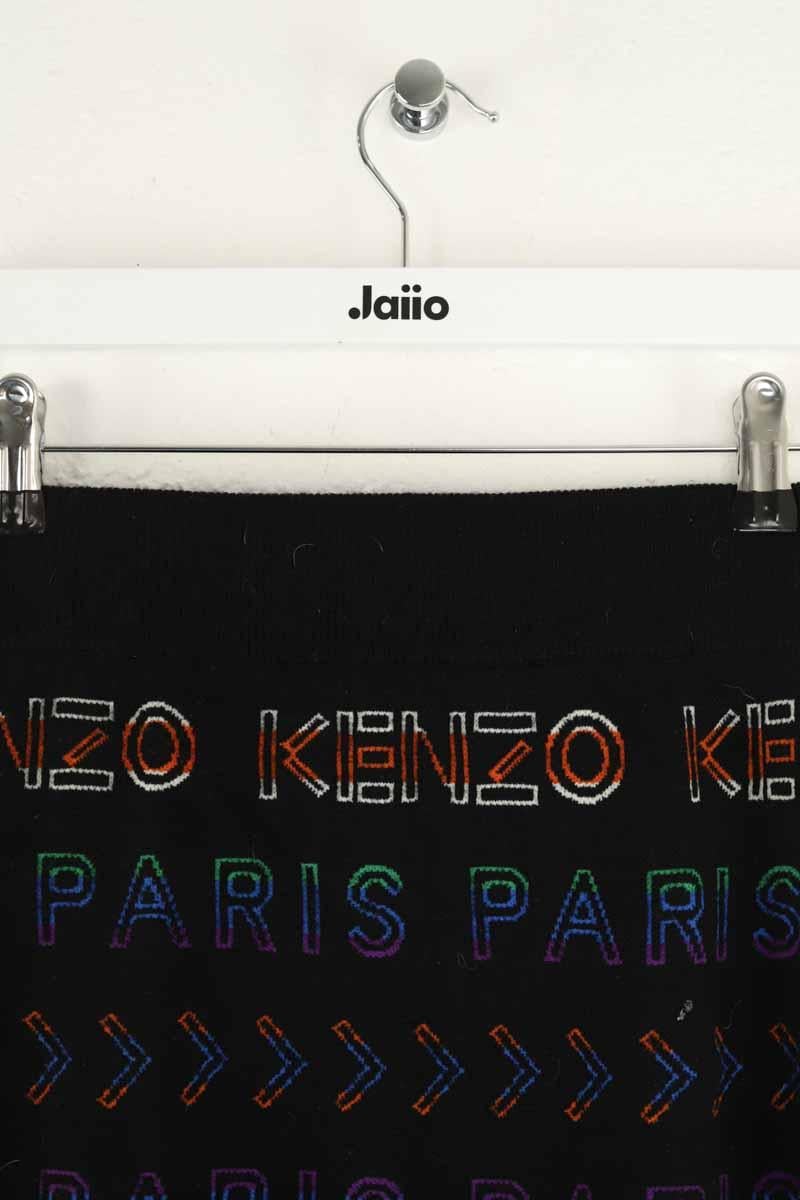 Wool mini skirt KENZO - SECONDE MAIN Black