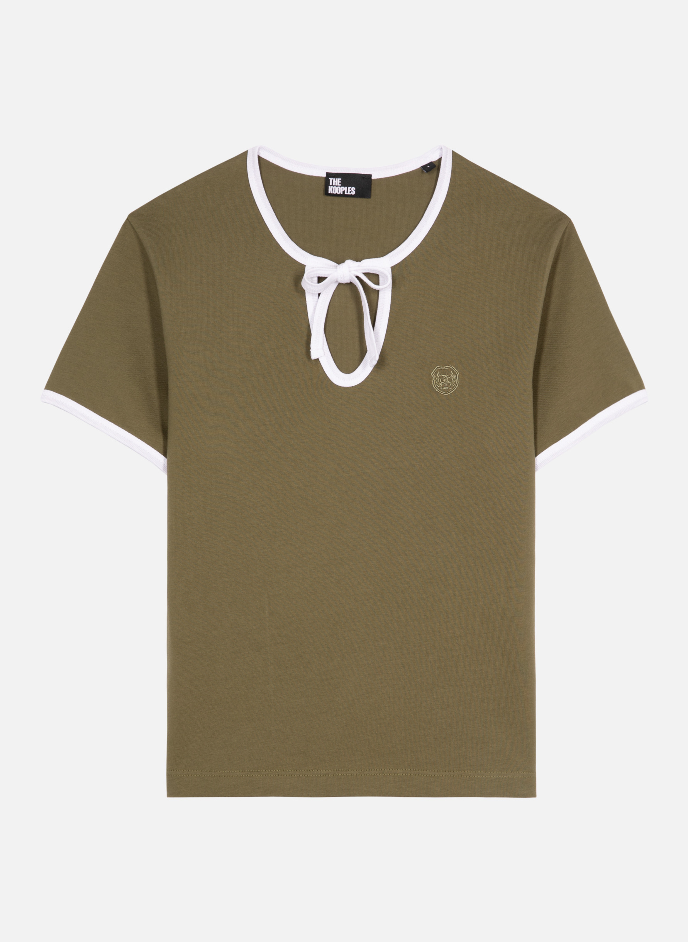 T-shirt with a drop neckline THE KOOPLES Green