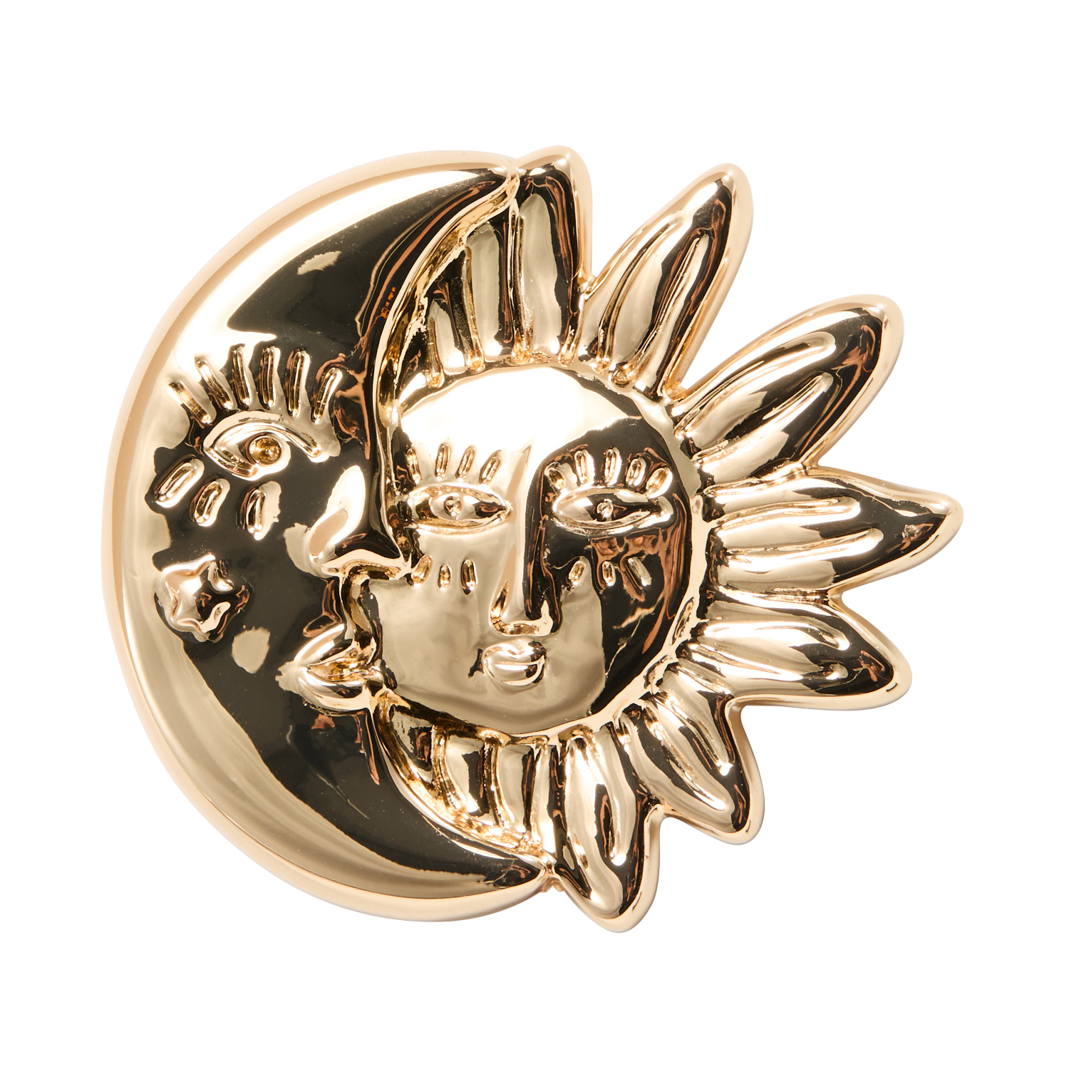 Broche en laiton DES PETITS HAUTS Doré