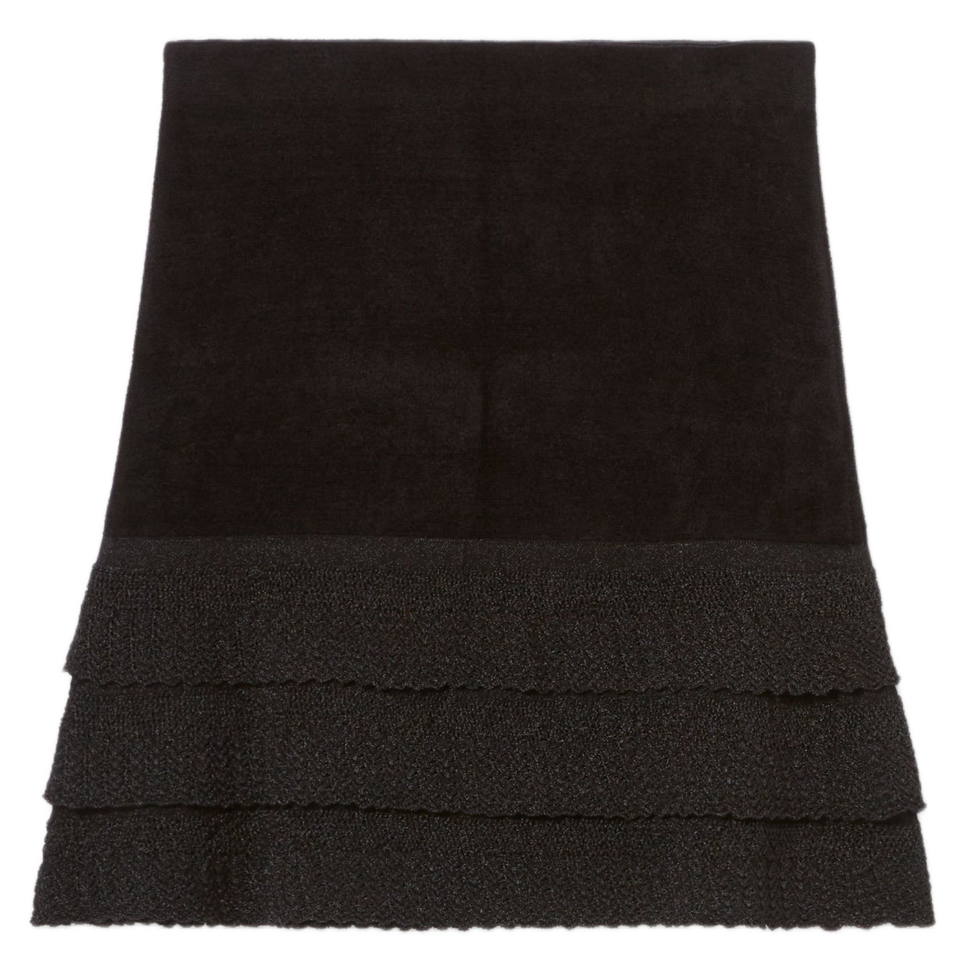 Korte rok van fluweelachtige stof CLAUDIE PIERLOT Zwart