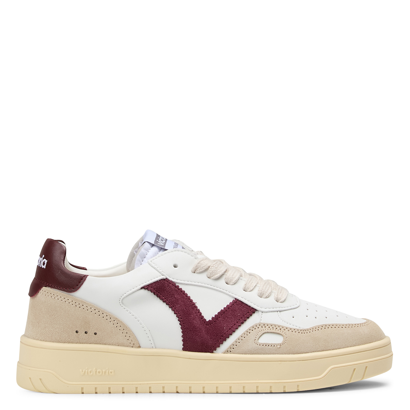 Baskets basses en cuir VICTORIA Violet