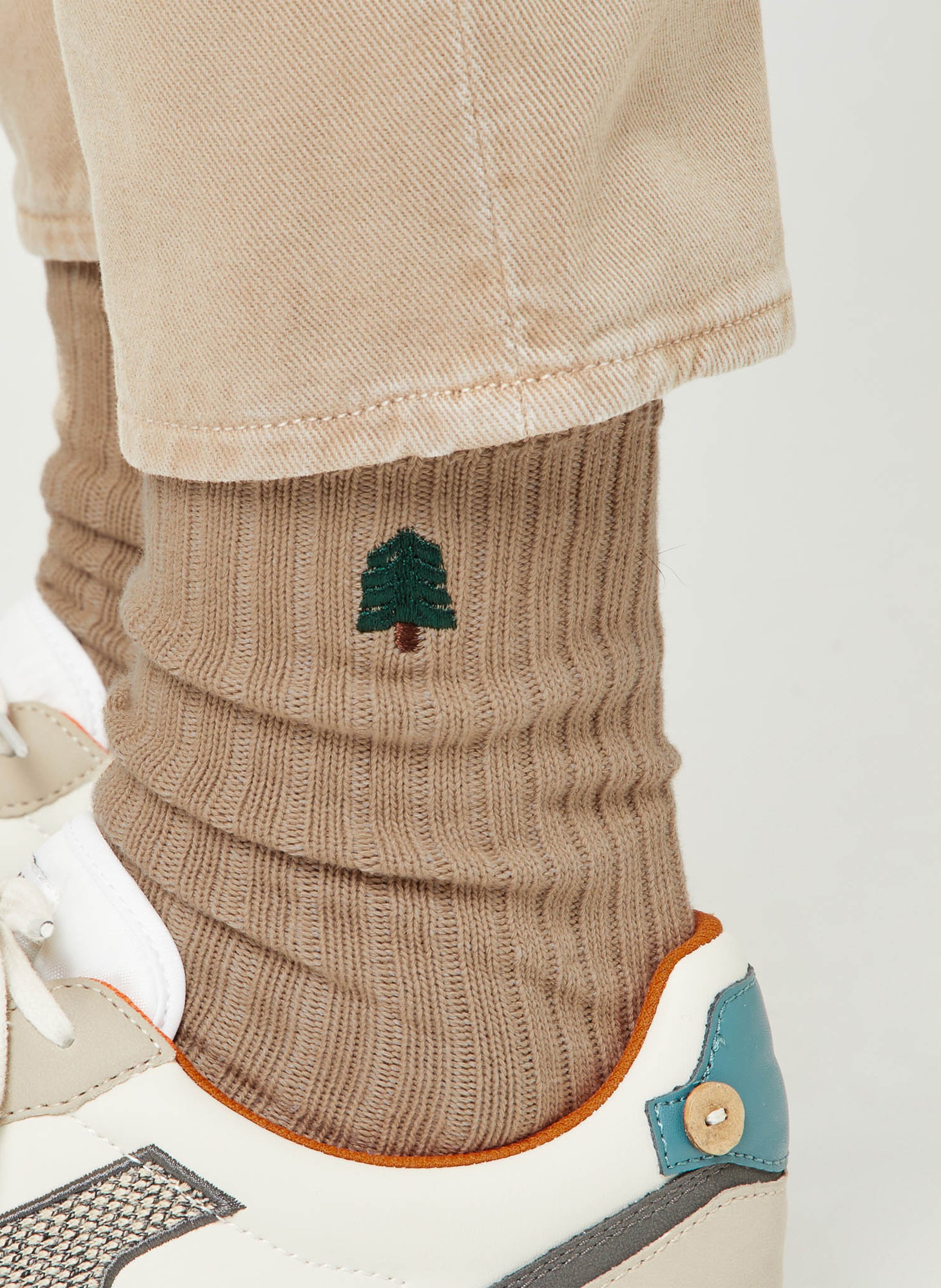 Baumwollsocken mit Logo FAGUO Grun