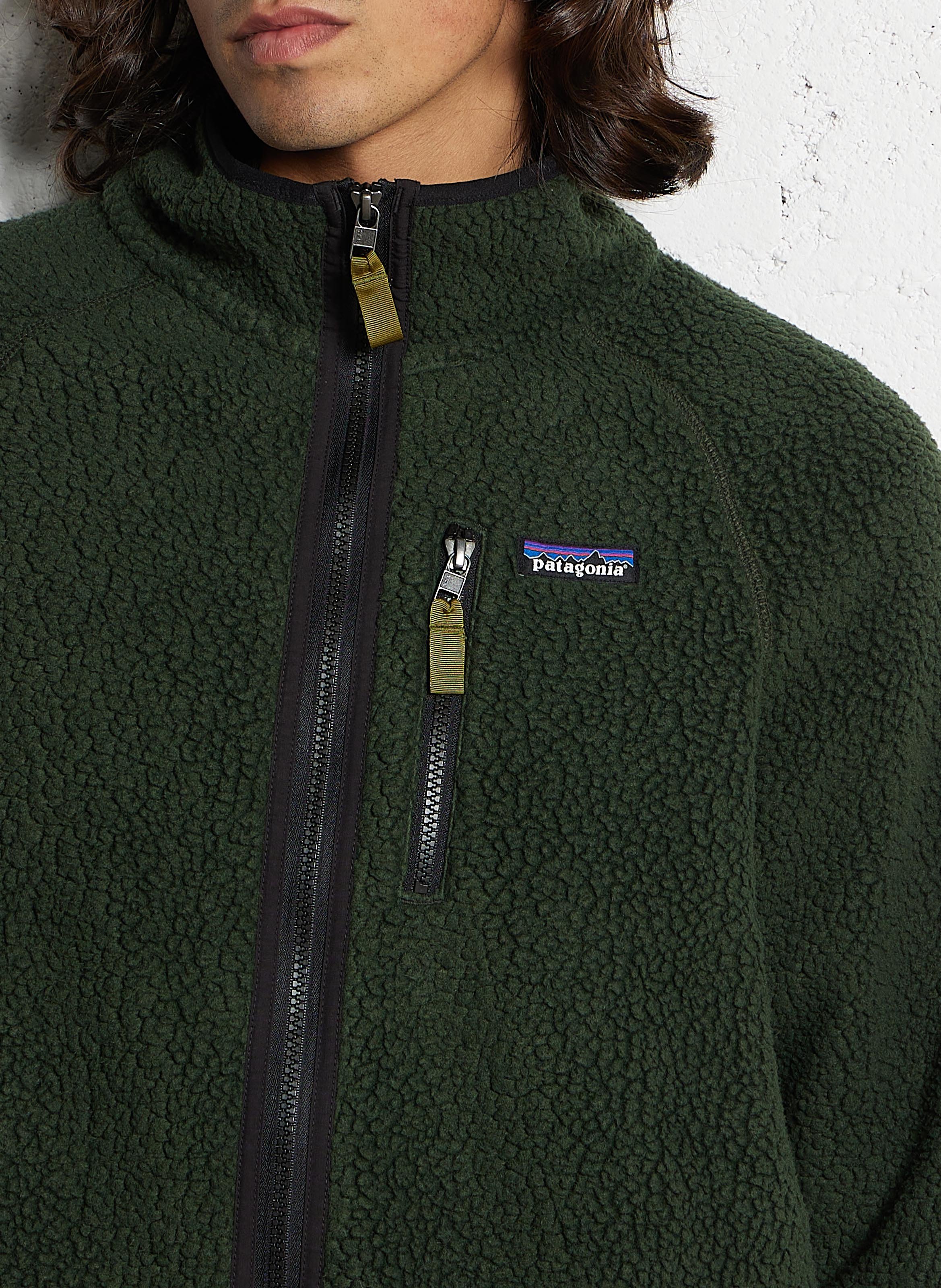 Textured high-neck fleece PATAGONIA Green