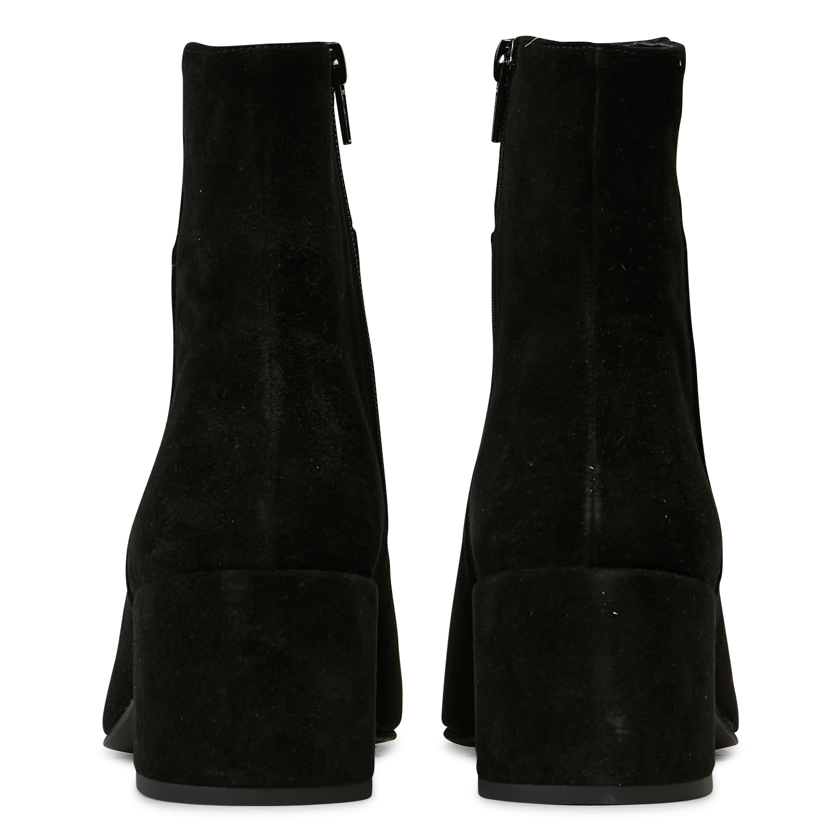 Enkellaarzen van veloursleer MELLOW YELLOW Zwart