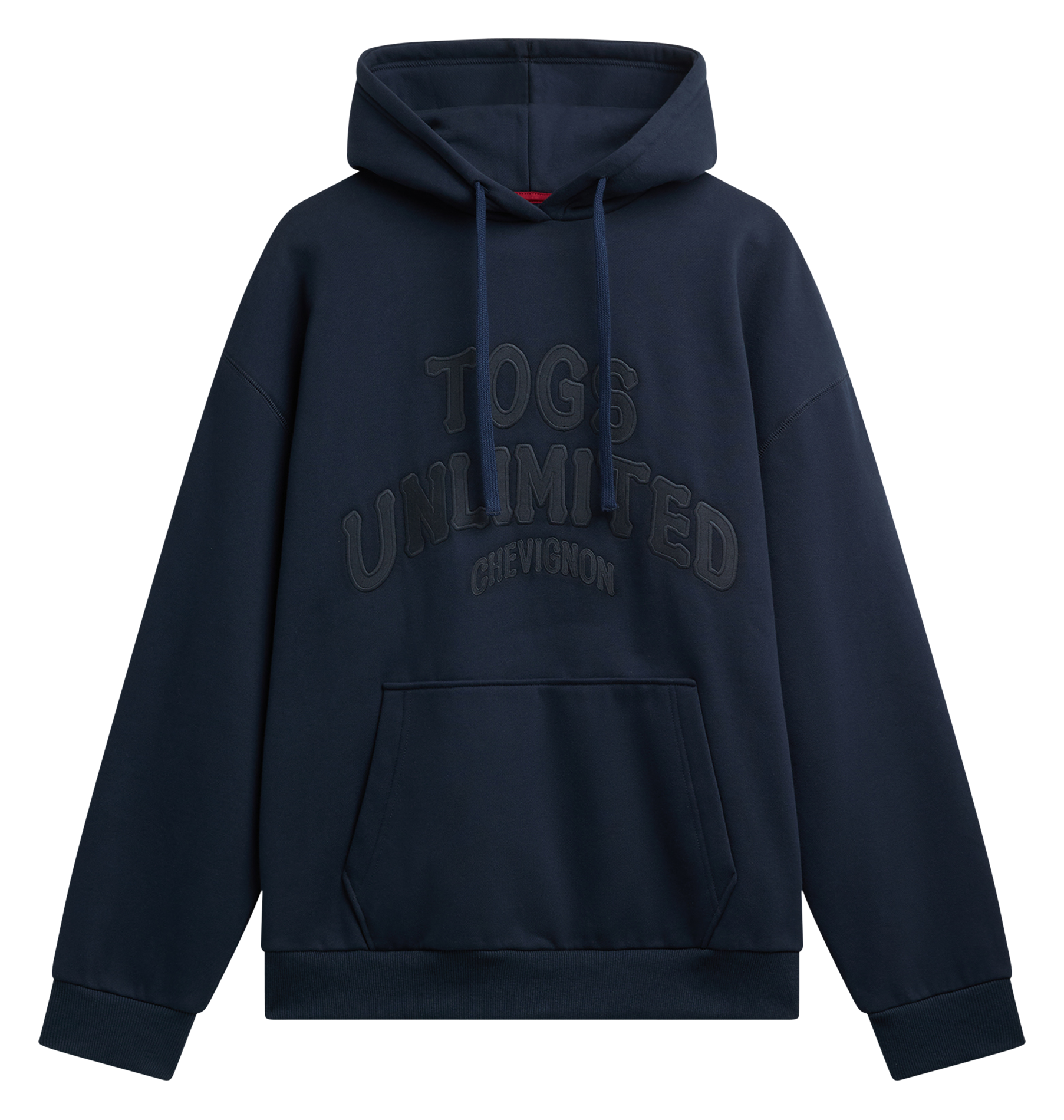 Sweat à capuche en coton mélangé CHEVIGNON Bleu