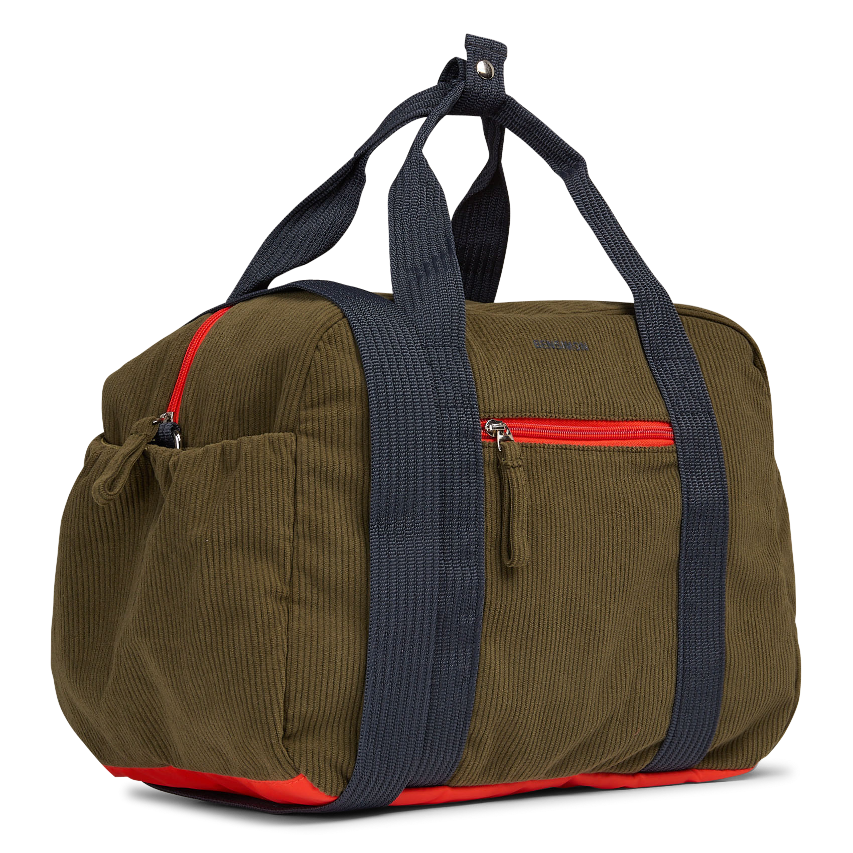 Sac bandoulière côtelé BENSIMON Kaki