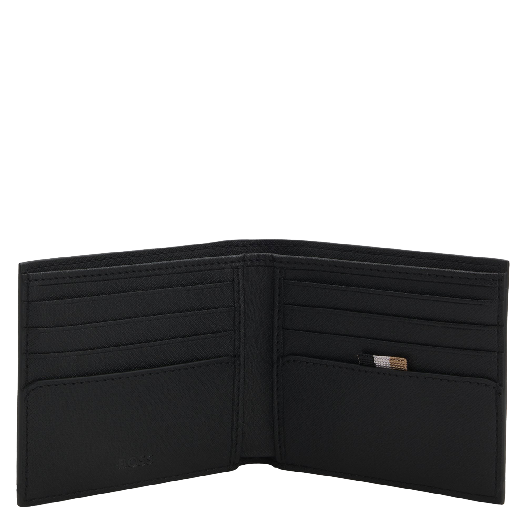 Babylon leather wallet BOSS Black