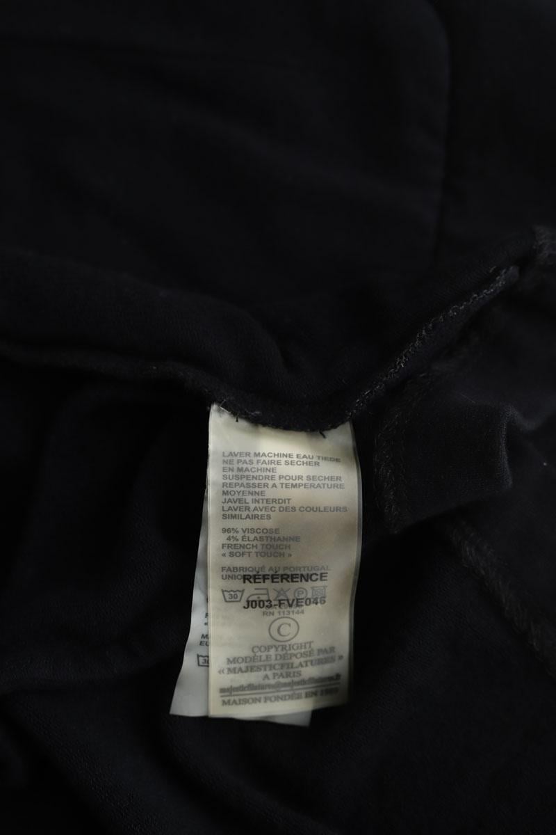 Cardigan MAJESTIC FILATURES - SECONDE MAIN Black