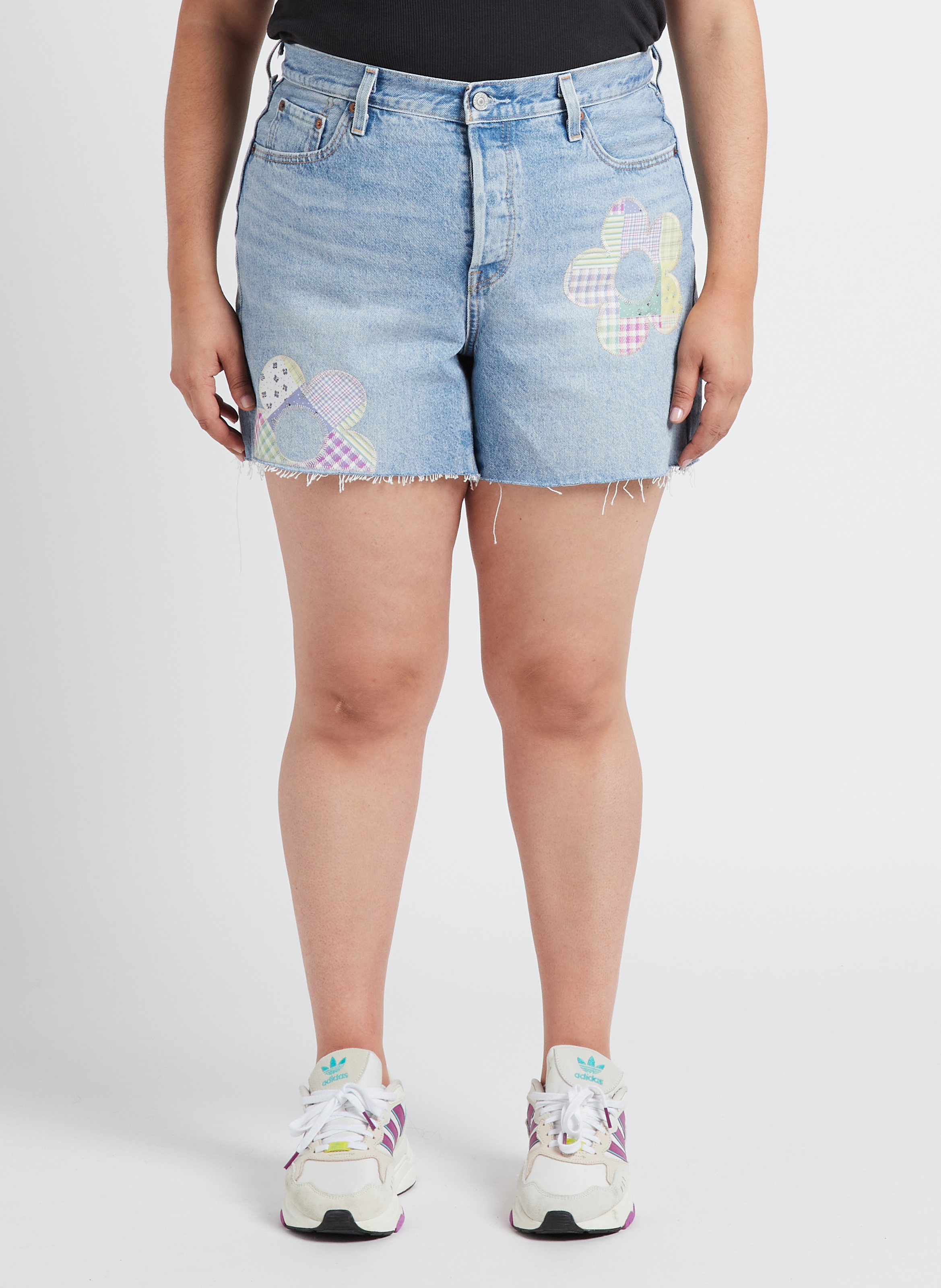 Spijkershort met hoge taille LEVI'S
