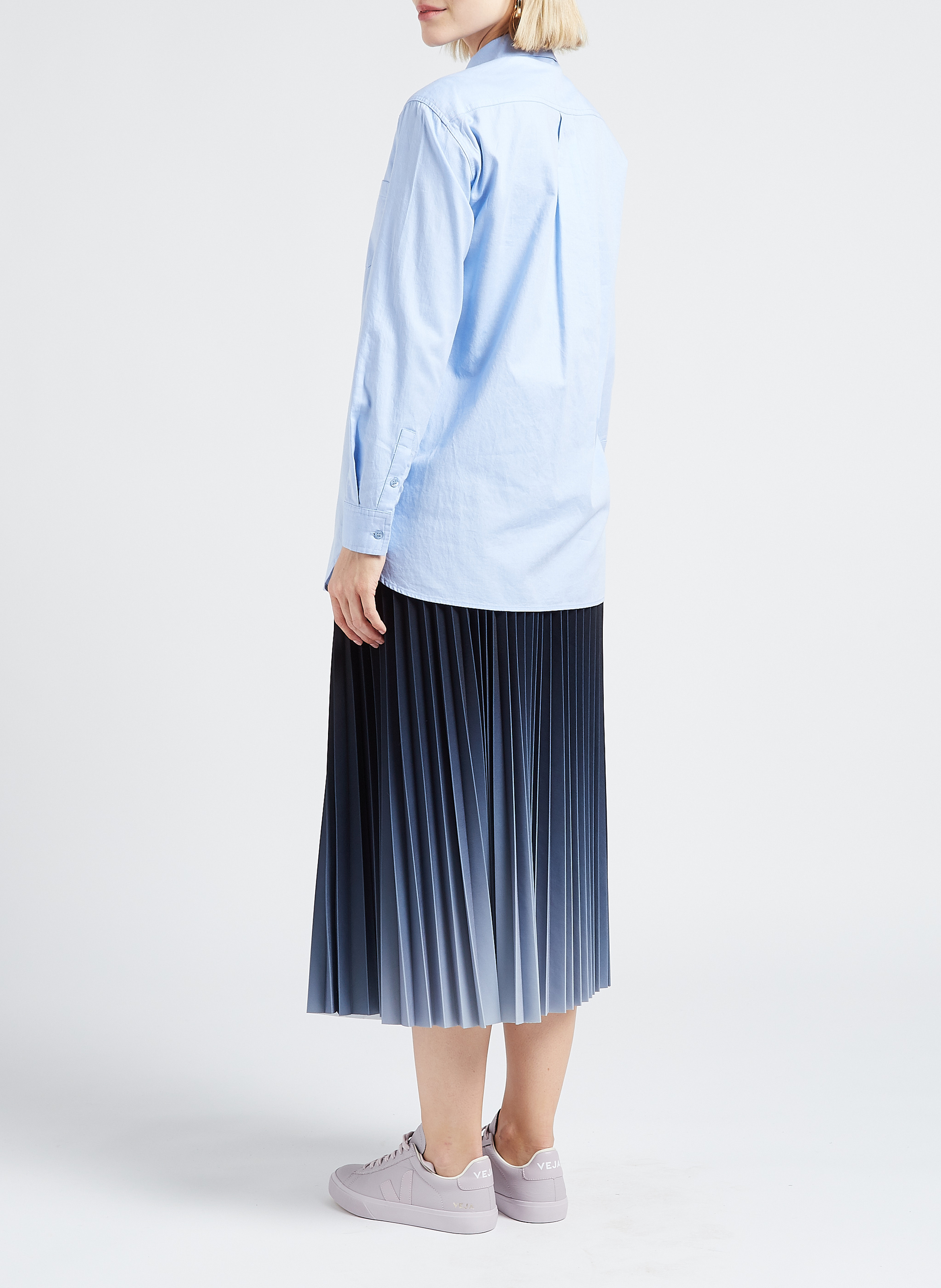 Chemise col classique en coton  MAISON 123 Bleu