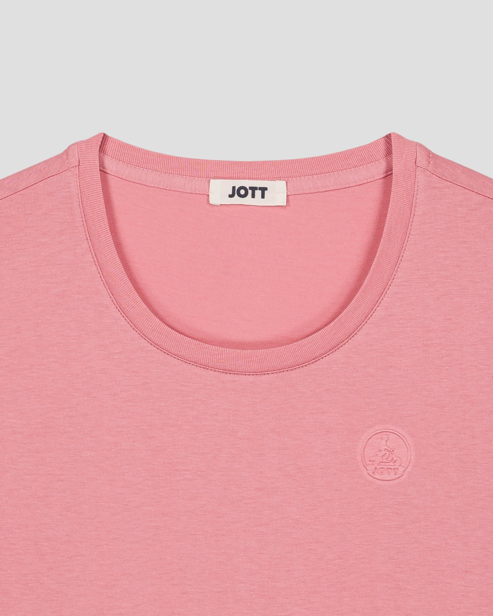 <p>Round neck women's cotton T-shirt Angel 2.0</p> JOTT Pink